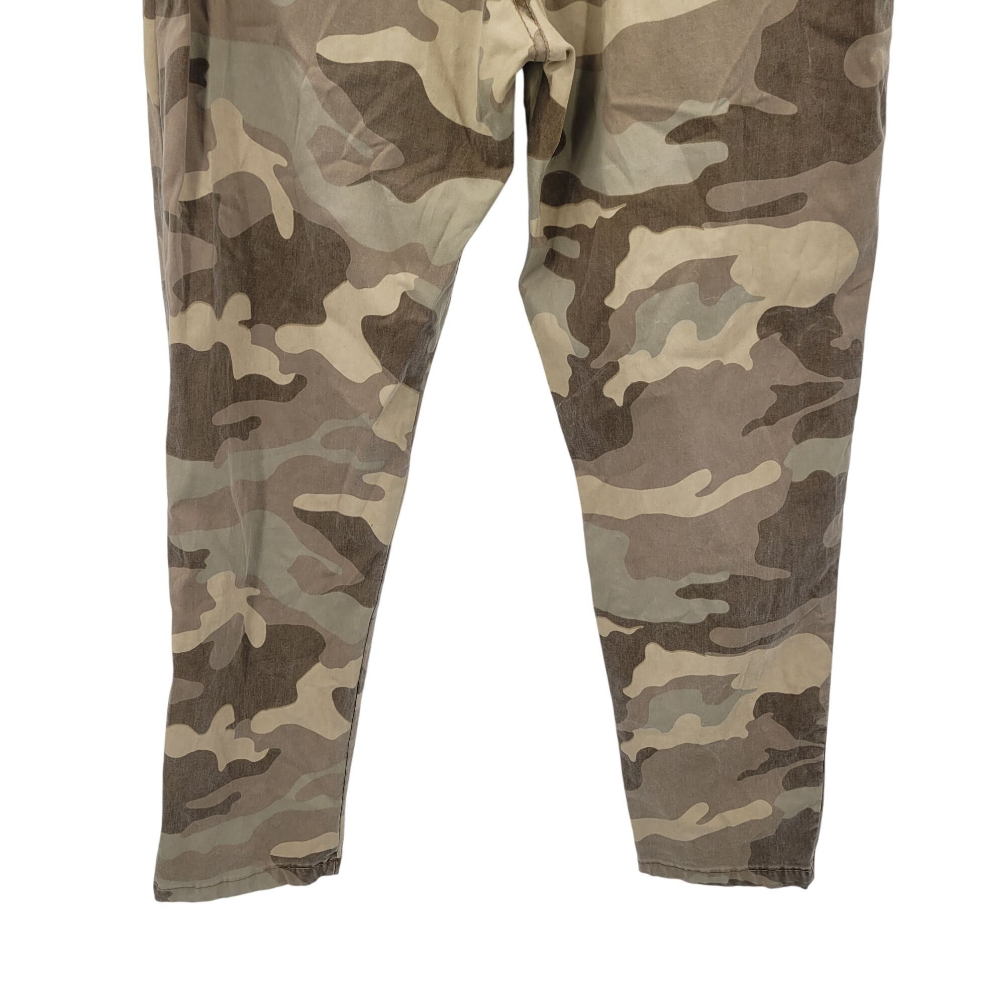 Other Italian Womens Camouflage High-Waisted Jogger Pants M Pocket Size 30" / US 8 / IT 44 - 9 Thumbnail