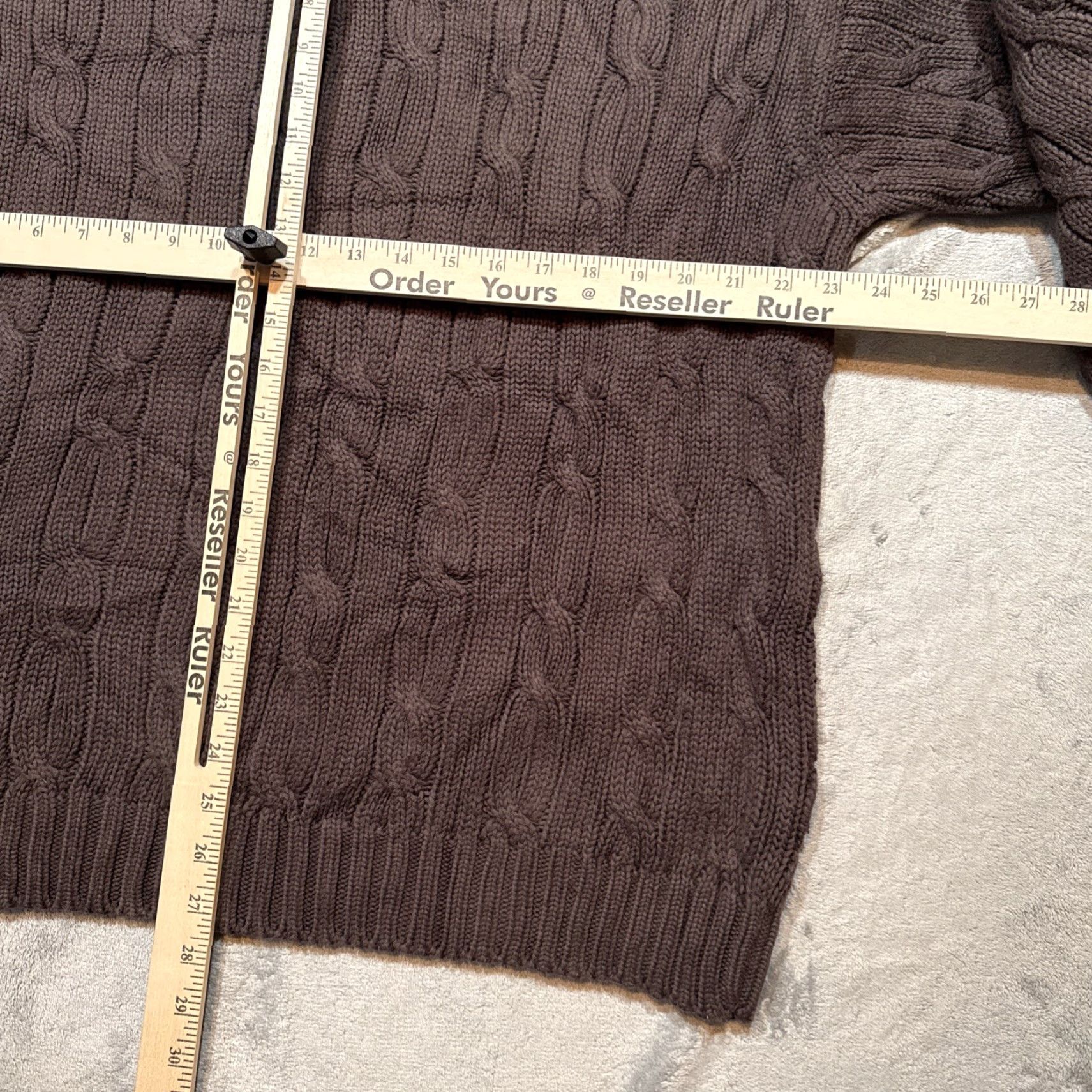 J.Crew VINTAGE J.CREW Sweater Mens XL Brown Cable Knit Classic Pullover 90s Oarsman Size US XL / EU 56 / 4 - 6 Thumbnail