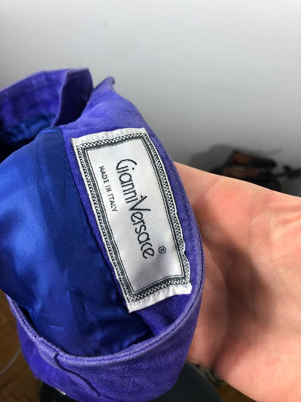 Gianni Versace Biker eather pants