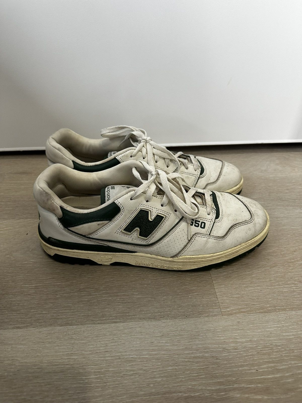 Aime Leon Dore × New Balance New Balance x ALD 550 Green White Evergreen Size US 13 / EU 46 - 3 Thumbnail