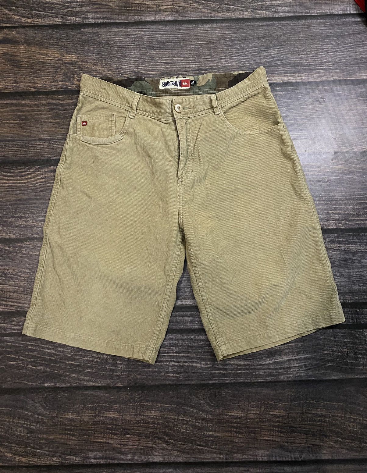 Quiksilver × Vintage Quicksilver velour bunny rap shorts big logo Size US 33 - 2 Thumbnail