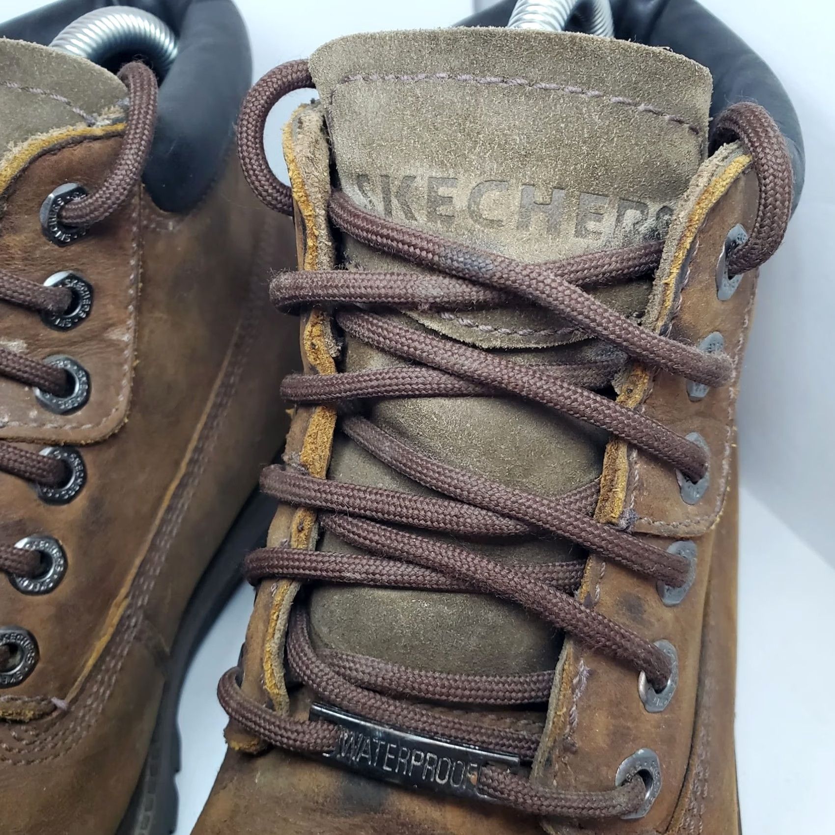 SKECHERS Skechers Sergeants Verdict Chukka Boot Brown Waterproof Leather Mens 6.5 Shoes Boots Size US 7 / EU 40 - 6 Thumbnail