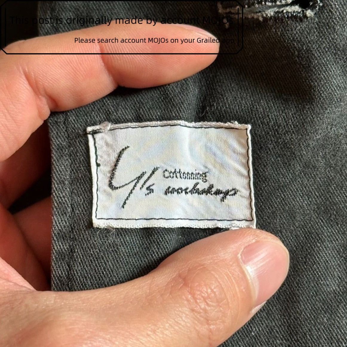 Yohji Yamamoto Sz L Yohji Yamamoto 80s Vintage Black Work Shop Jacket mojos Size US L / EU 52-54 / 3 - 7 Thumbnail