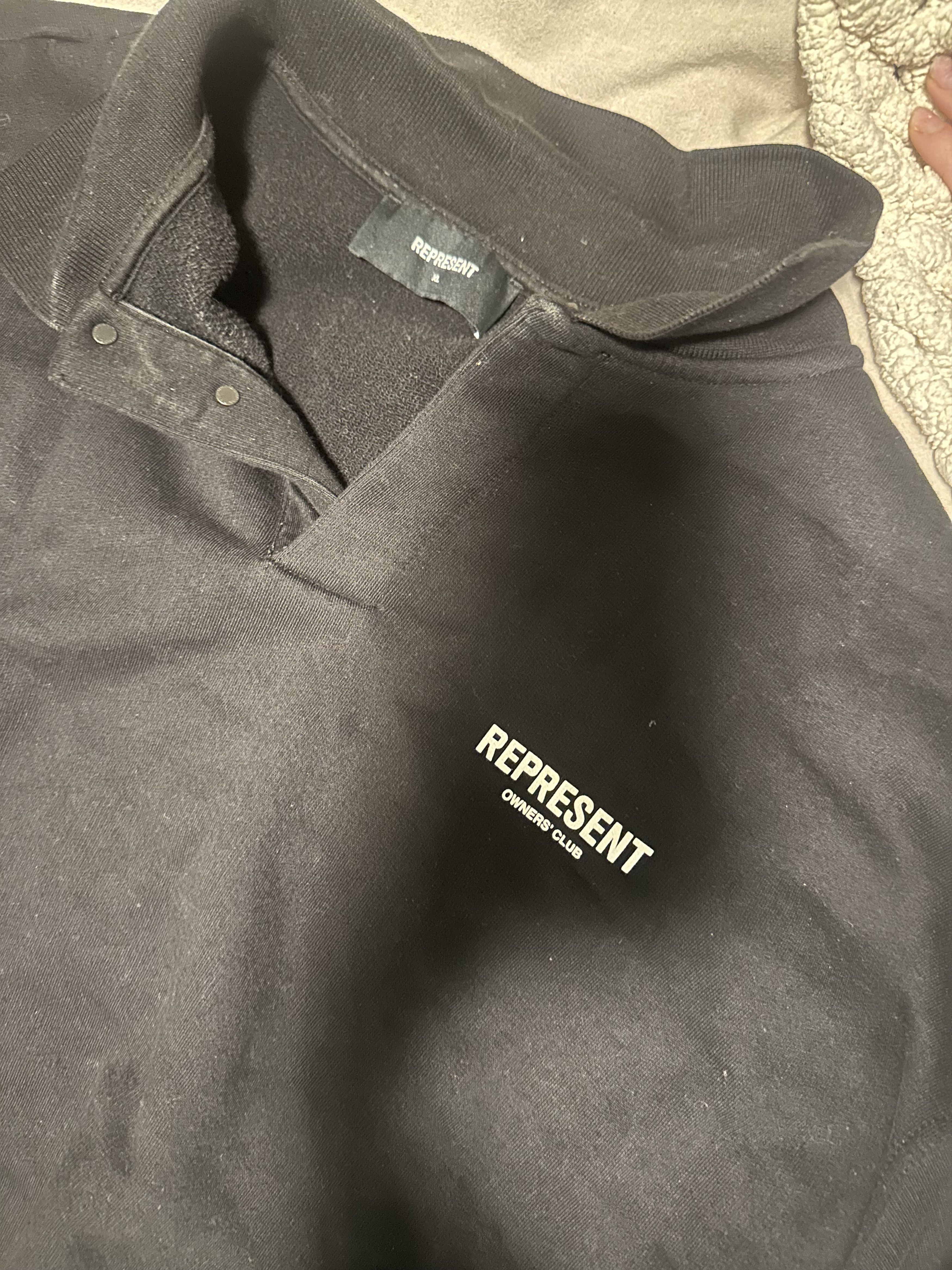Represent Clo. REPRESENT OWNERS CLUB LS POLO SWEAT Size US XL / EU 56 / 4 - 6 Thumbnail