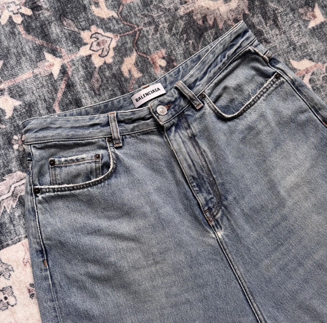 Balenciaga Balenciaga Drop Crotch Denim 26(fits 30-32) Unisex Size 26" / US 2 / IT 38 - 15 Thumbnail