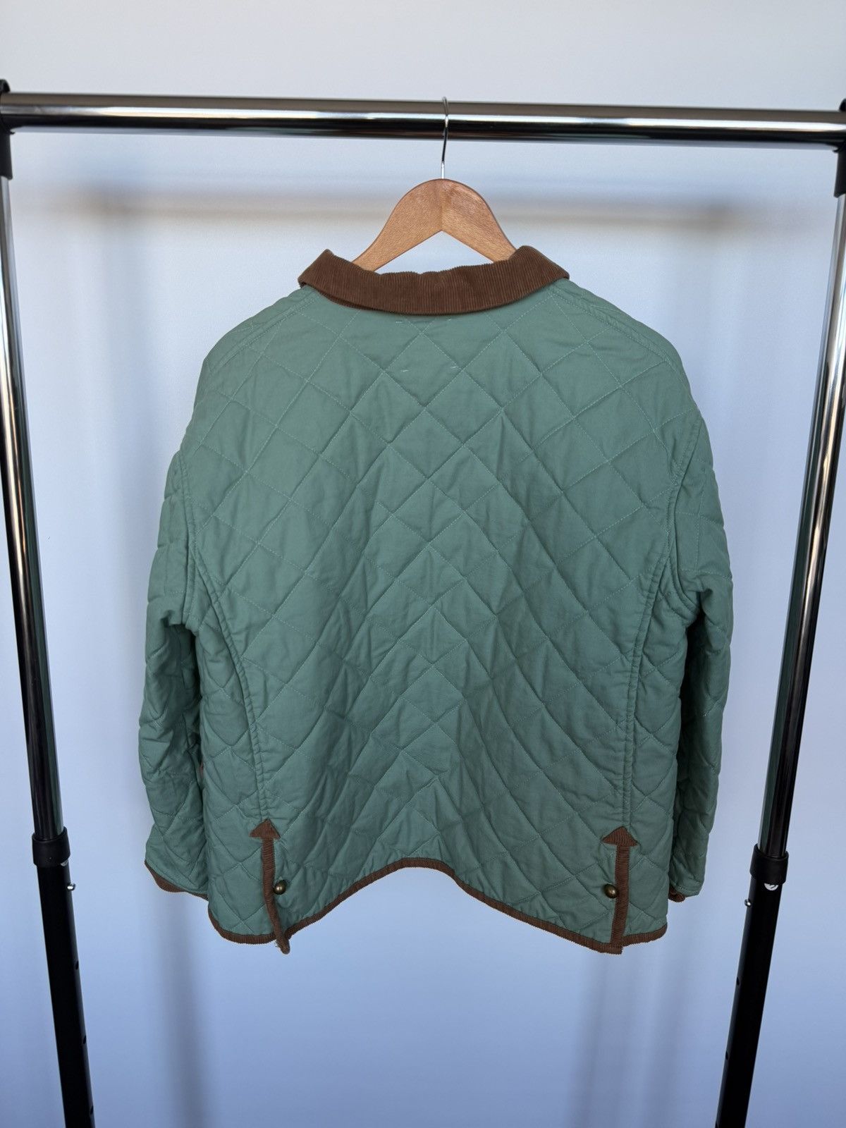 Profound Aesthetic FOUND Quilted Barn Jacket With Corduroy Collars Size M / US 6-8 / IT 42-44 - 2 Thumbnail