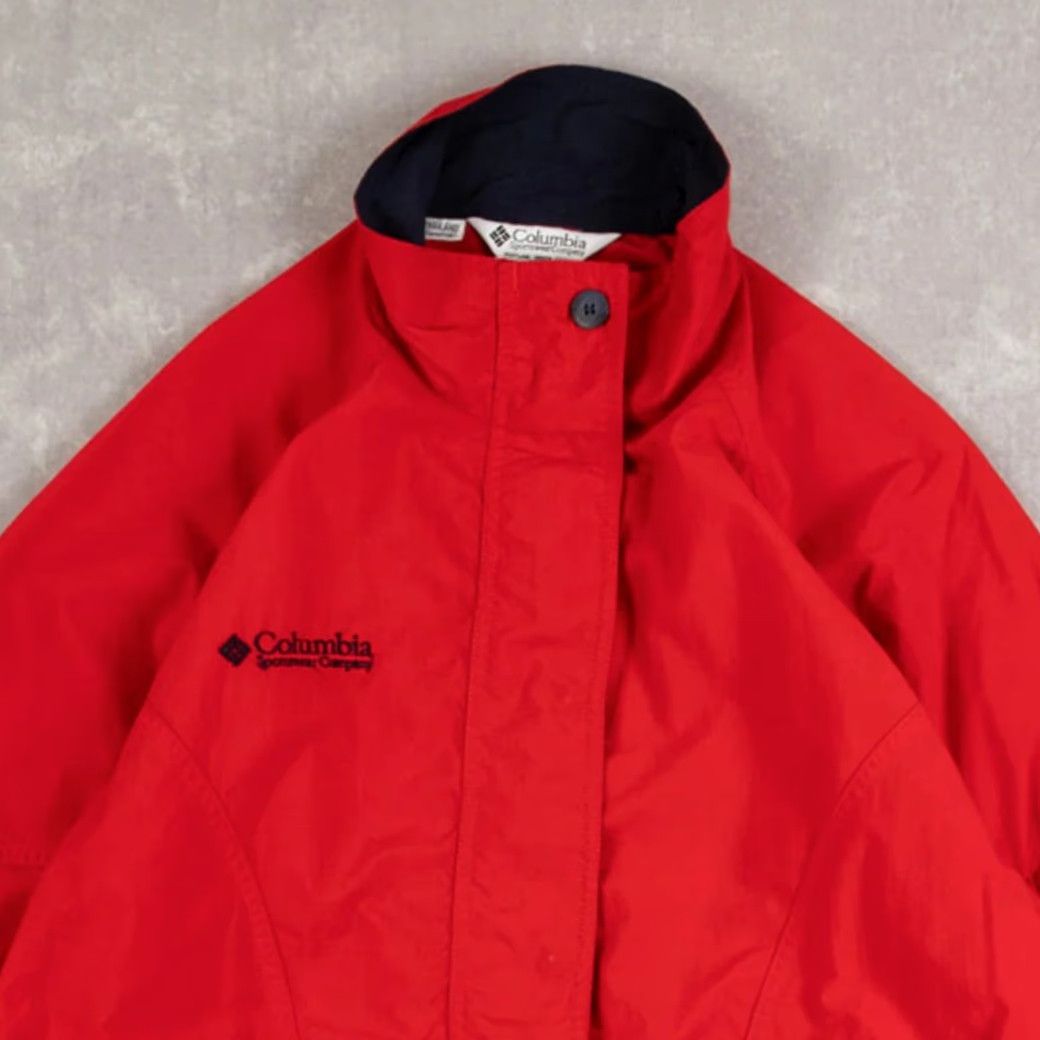 Vintage Columbia Women's Vintage Outdoor Jacket Medium Red Size M / US 6-8 / IT 42-44 - 3 Thumbnail