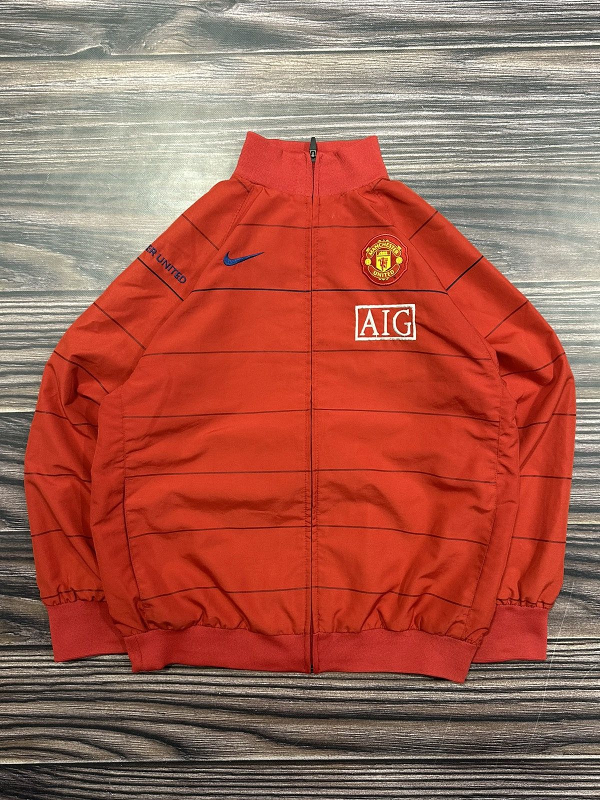 Nike × Vintage Vintage Nike Jacket Soccer football team Manchester United Size US S / EU 44-46 / 1 - 1 Thumbnail