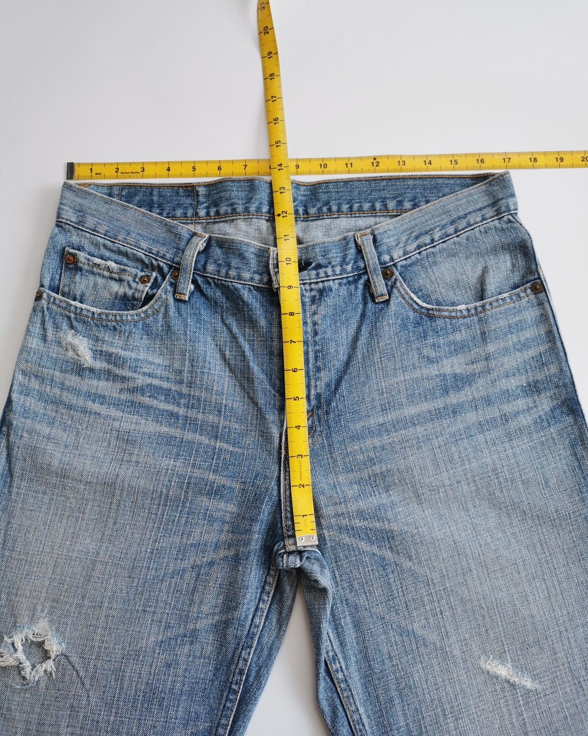 Levi's Vintage Levis Loos Fit Distressed Repair Jeans Size US 34 / EU 50 - 8 Thumbnail