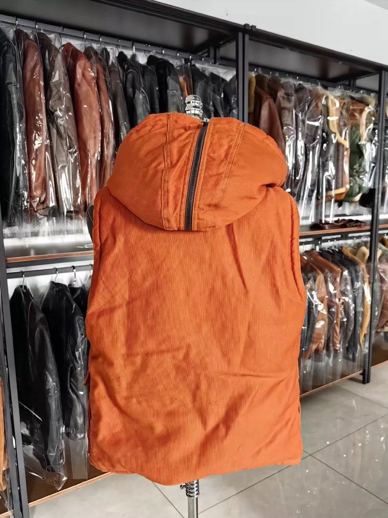 Freewheelers Freewheelers Big Orange Alpaca Wool Vest 2502-Nextarrow Size 40R - 4 Thumbnail