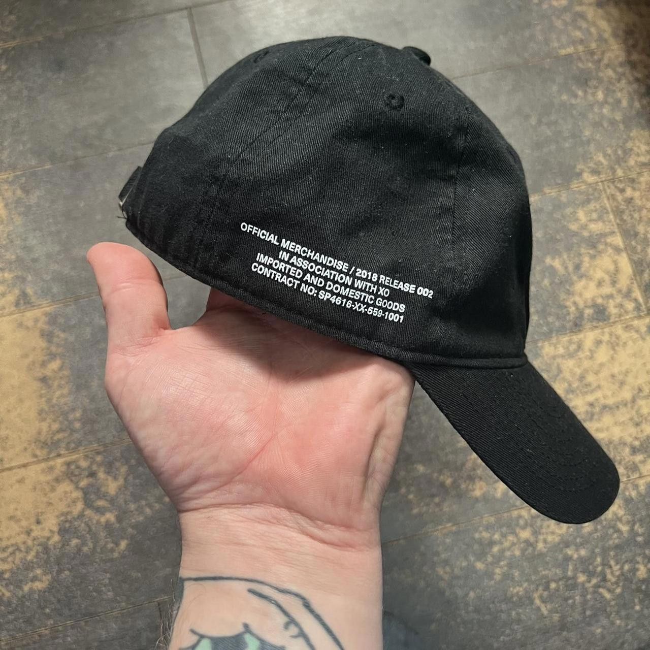 Designer the weeknd xo skull strap back hat Rare Production Sample Size ONE SIZE - 2 Thumbnail