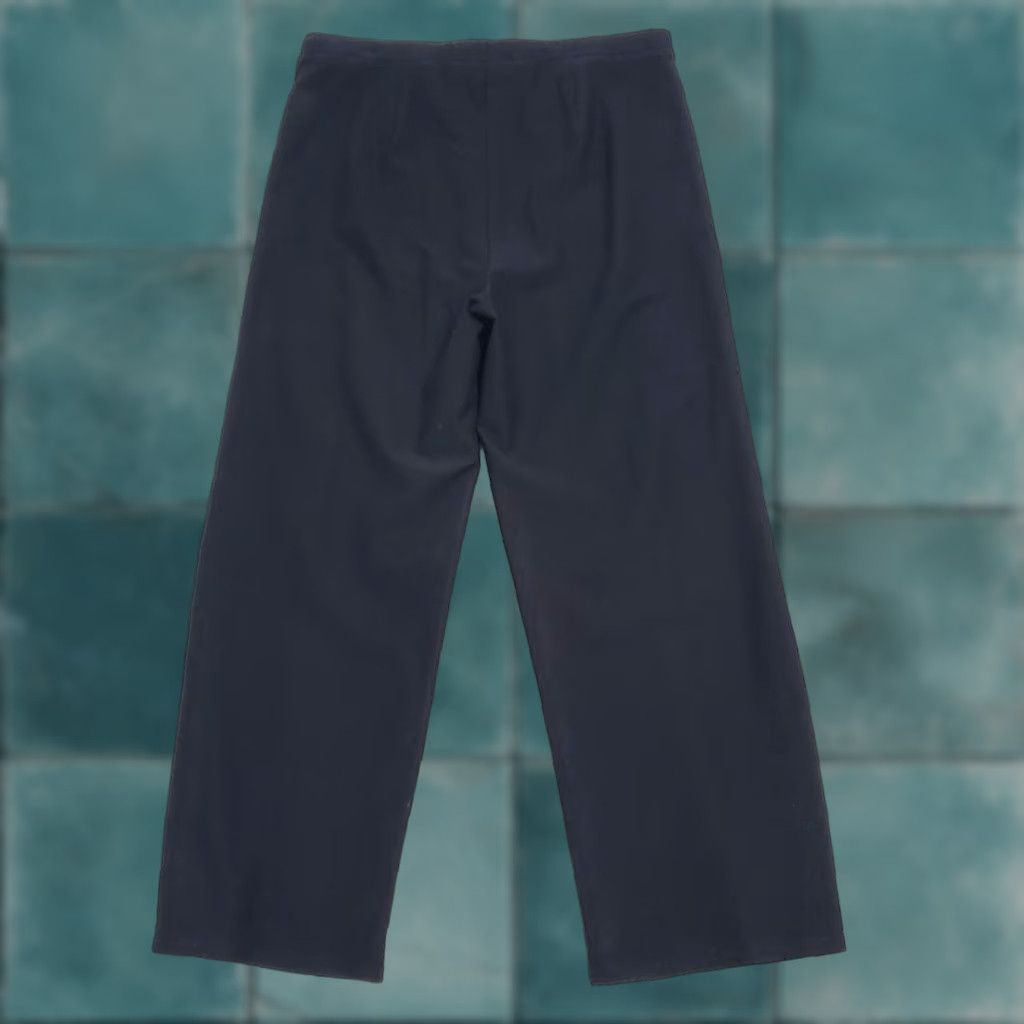 Eileen Fisher VINTAGE Eileen Fisher Pants Women Petite PP Black Cropped Pull On Straight Vs Nylon Spandex Viscose Blend Career Wear Women Size 24" / US 00 / IT 34 - 1 Thumbnail