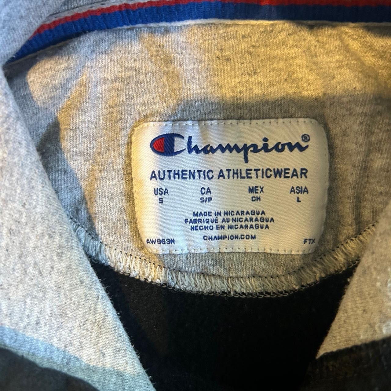 Champion Champion black pullover hoodie Size US S / EU 44-46 / 1 - 2 Thumbnail