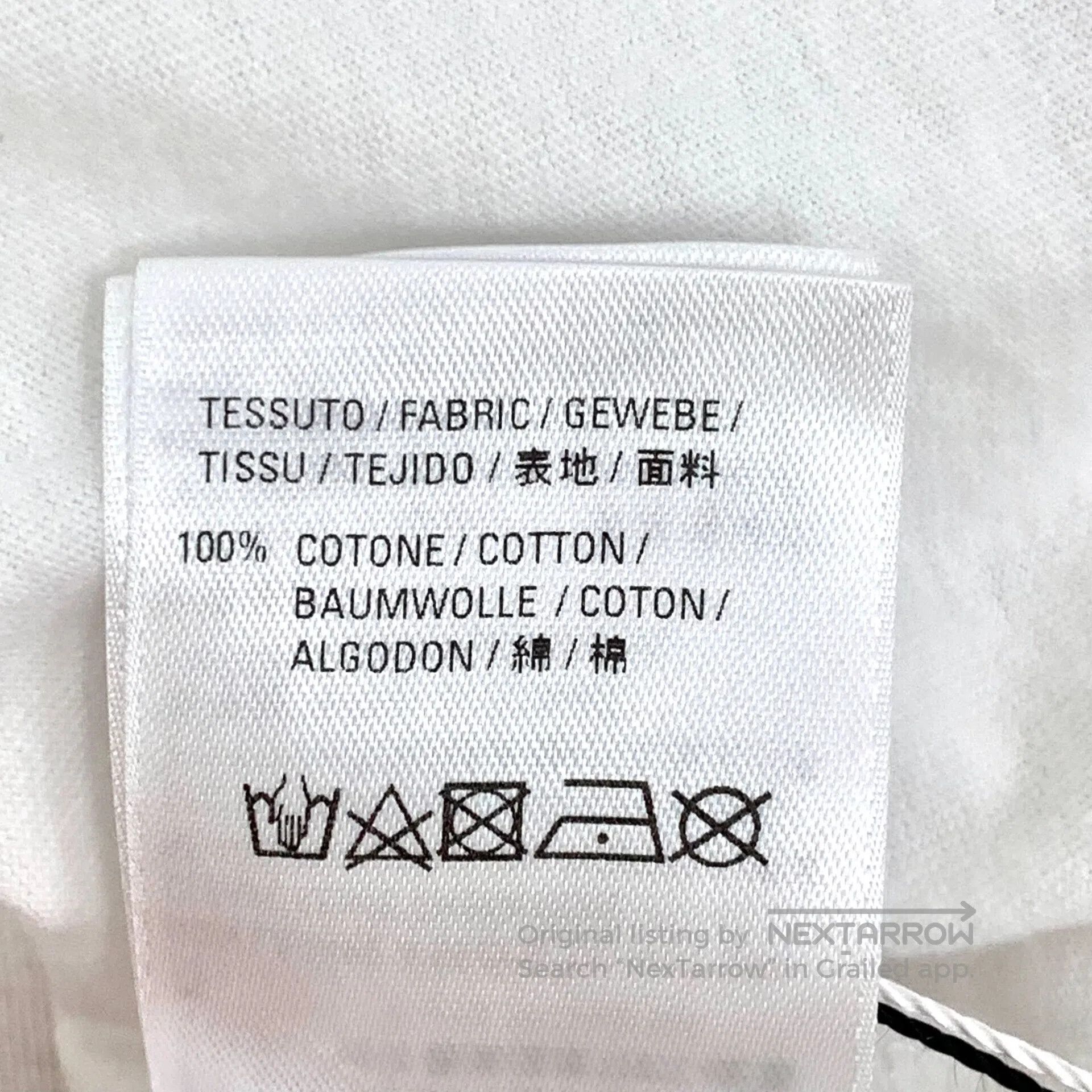 Balenciaga Balenciaga White logo letter print cotton round neck short Size US XS / EU 42 / 0 - 8 Thumbnail