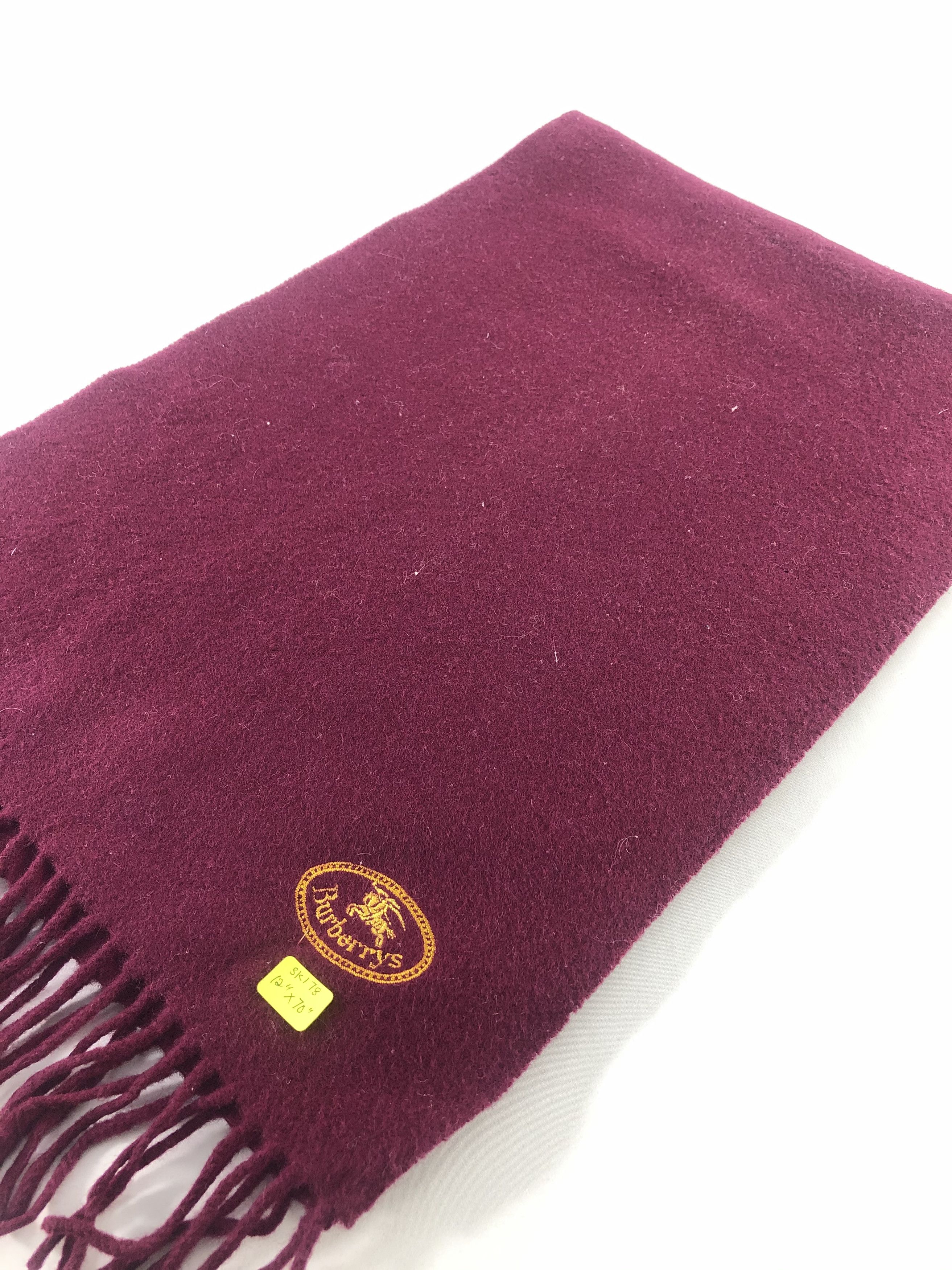 Burberry Burberrys Lambswool Scarf / Muffler / Neckwear Size ONE SIZE - 7 Thumbnail