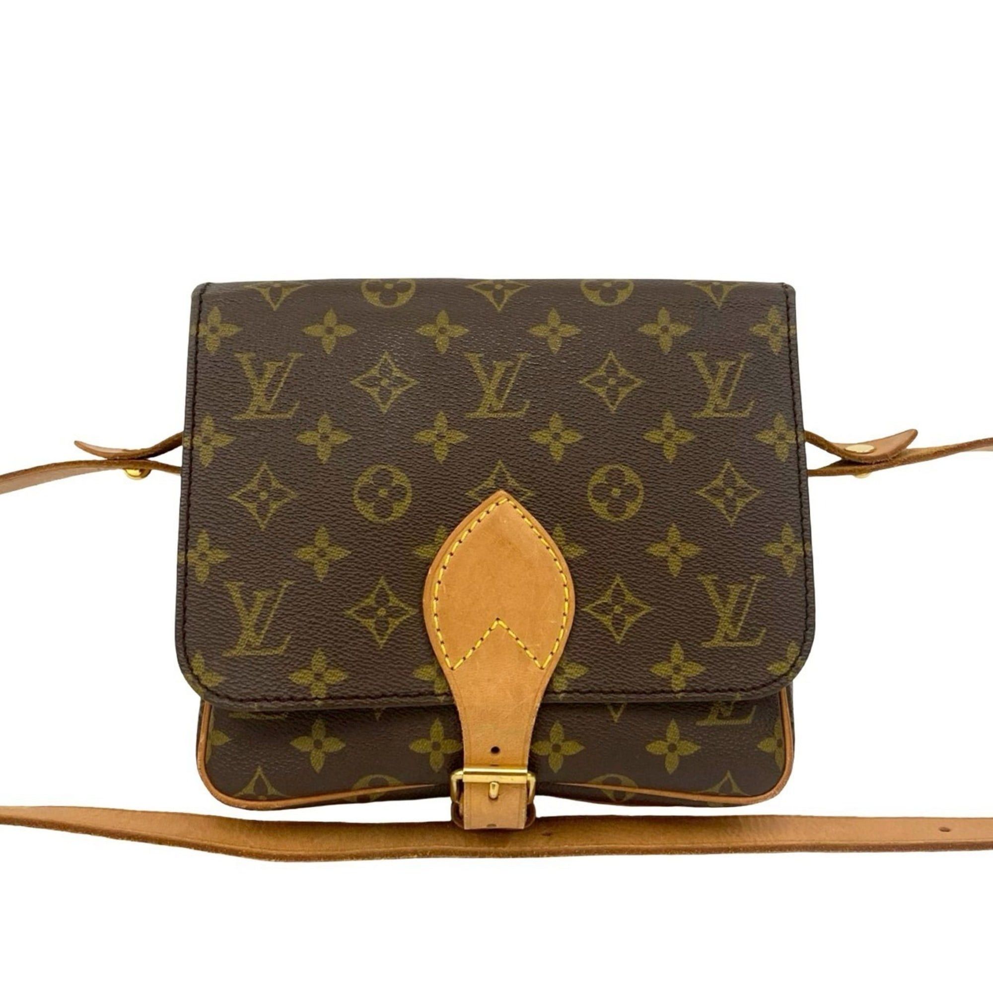 Louis Vuitton LOUIS VUITTON Vintage Cultusiere Monogram Leather Shoulder Bag/Pochette Brown 42061 Size ONE SIZE - 1 Thumbnail