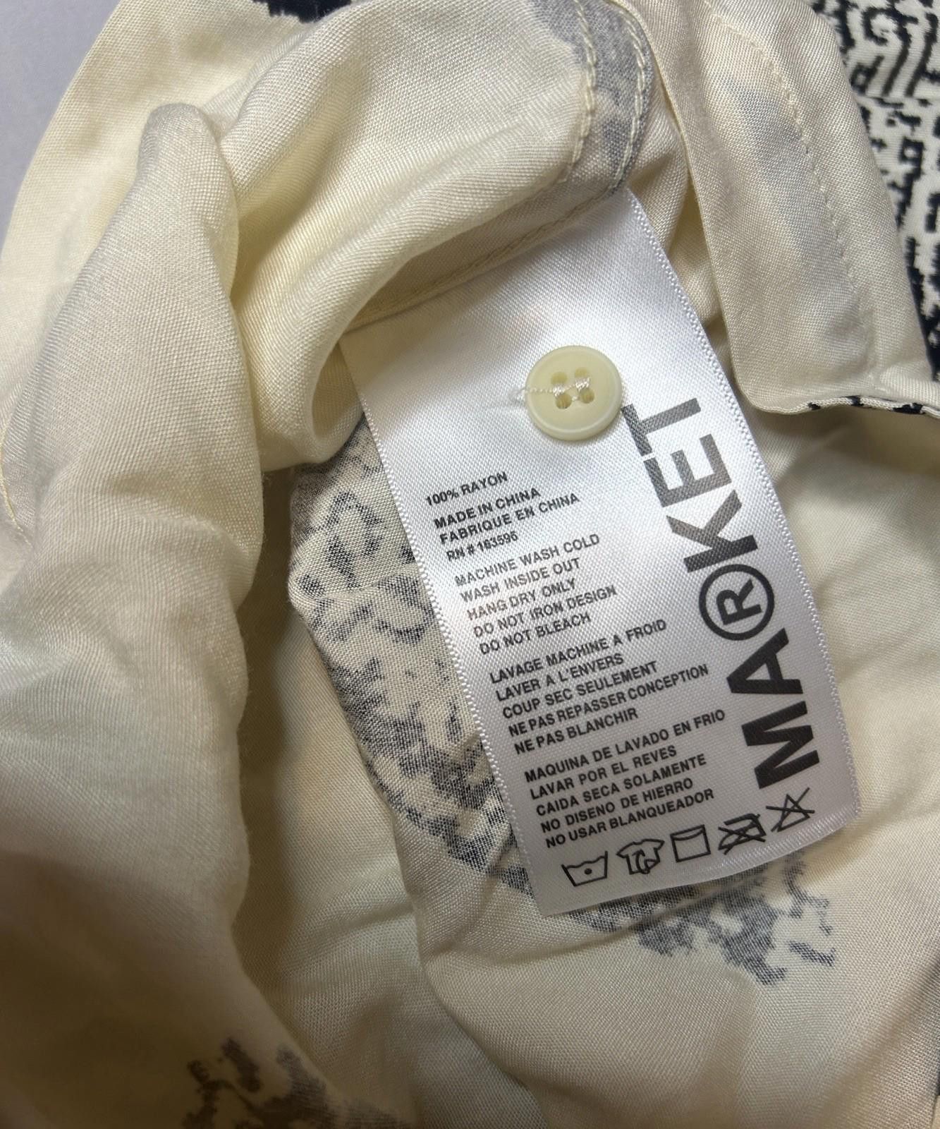 Other Market Studios Bitmap Button Up Mens Small Chinatown NWT Size US S / EU 44-46 / 1 - 7 Thumbnail