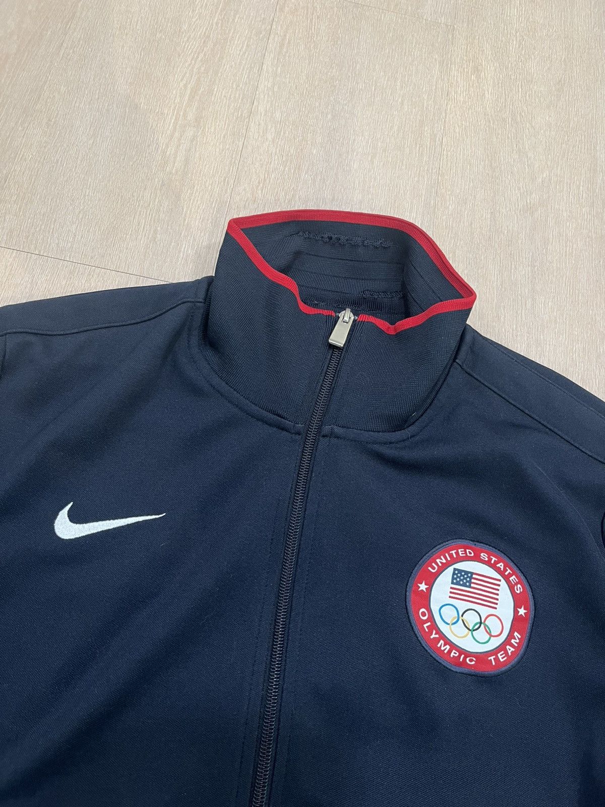 Supreme Nike United States Olympic Zip Up Size US L / EU 52-54 / 3 - 3 Thumbnail