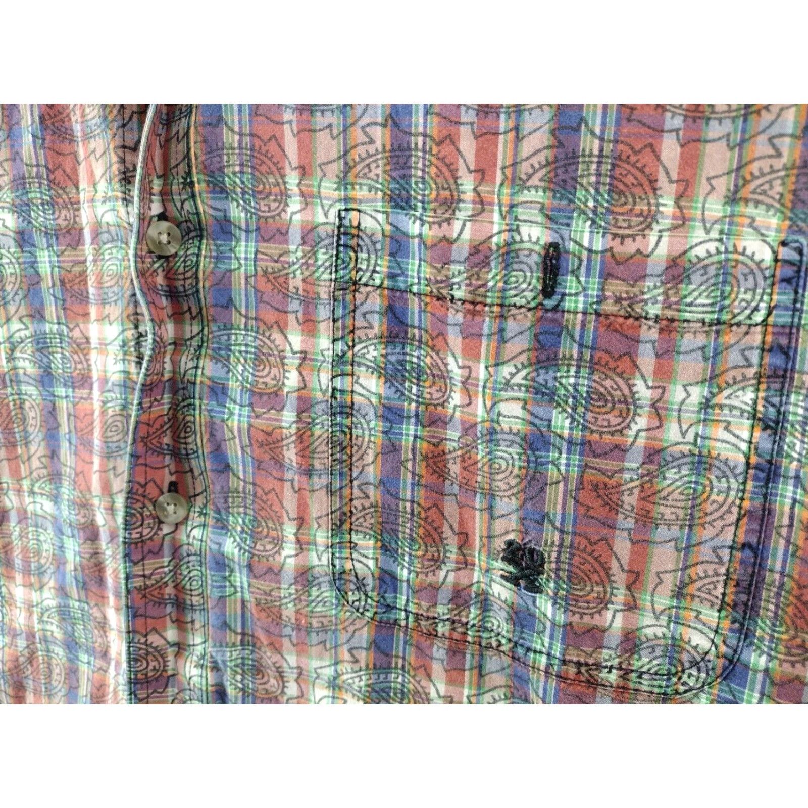 Wrangler VINTAGE Wrangler Shirt Mens XL Paisley Long Sleeve Button-Down 90s Western Gift Quality Cotton Size US XL / EU 56 / 4 - 2 Thumbnail