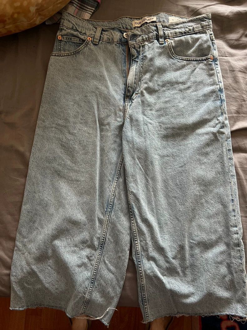 Our Legacy Our LegacyCapri three-quarter pants bottom tassel Size US 29 - 1 Thumbnail