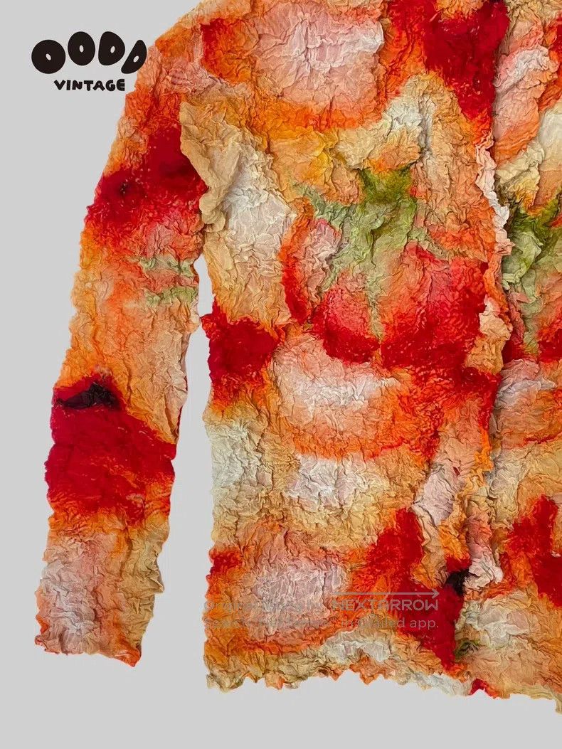 Issey Miyake Issey Miyake Tomato Ruffle Long Sleeve Top Size M / US 6-8 / IT 42-44 - 4 Thumbnail