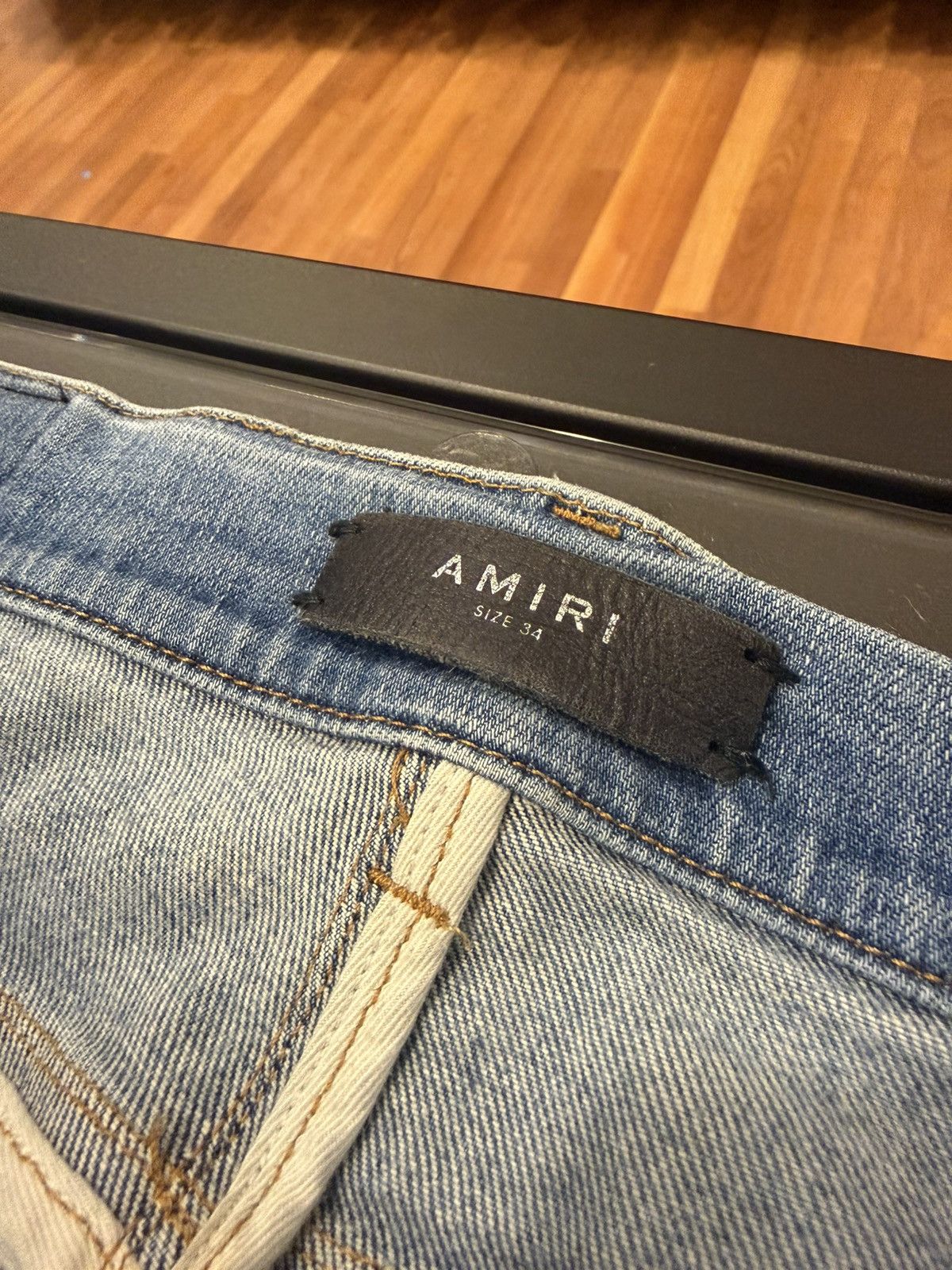 Amiri Amiri Half Track Zipper Denim Jeans Size US 38 / EU 54 - 3 Thumbnail