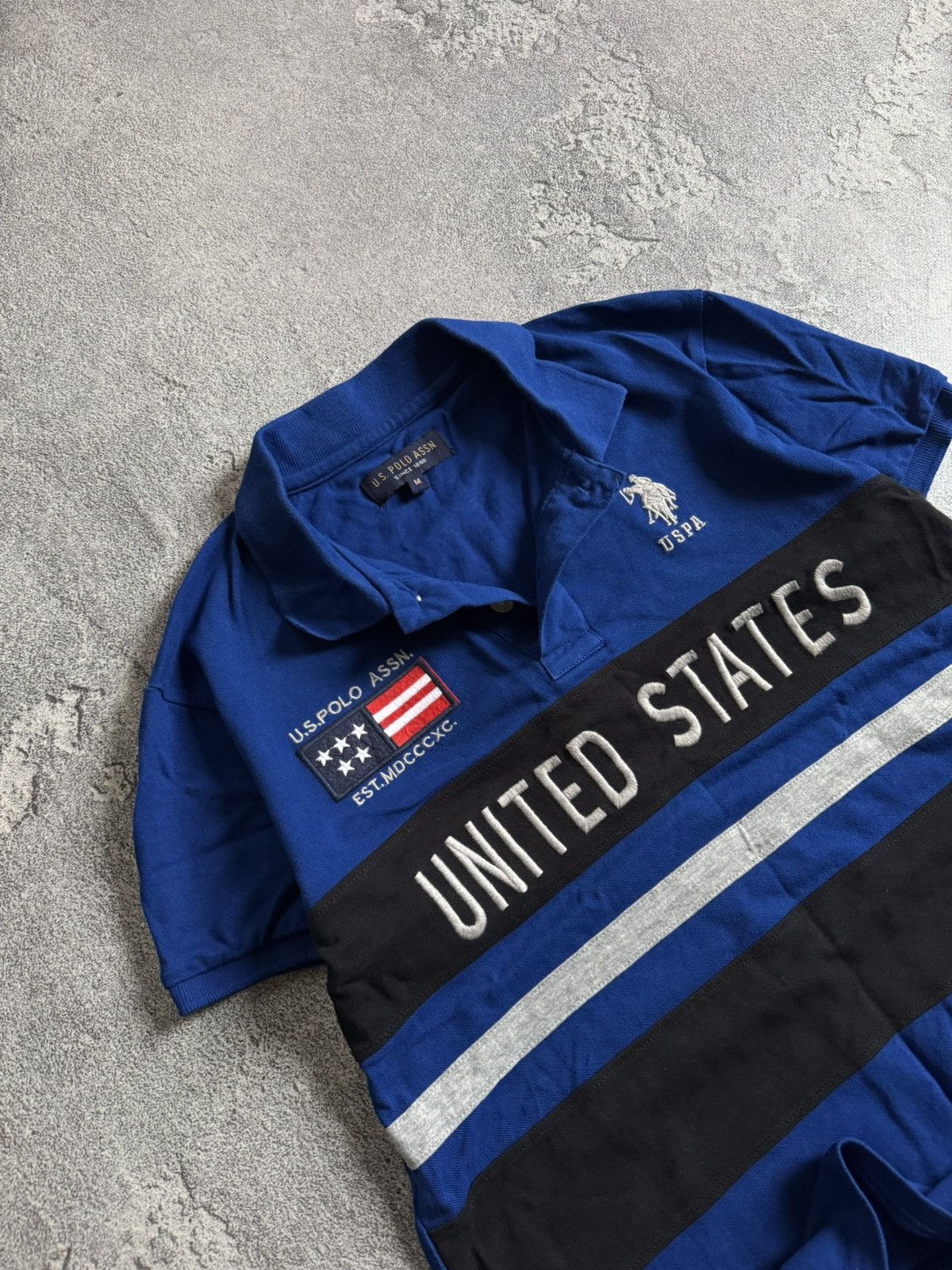 U.S. Polo Assn. USPA U.S.POLO ASSN. M/size United States 🇺🇸 polo tee tshirt Size US M / EU 48-50 / 2 - 2 Thumbnail
