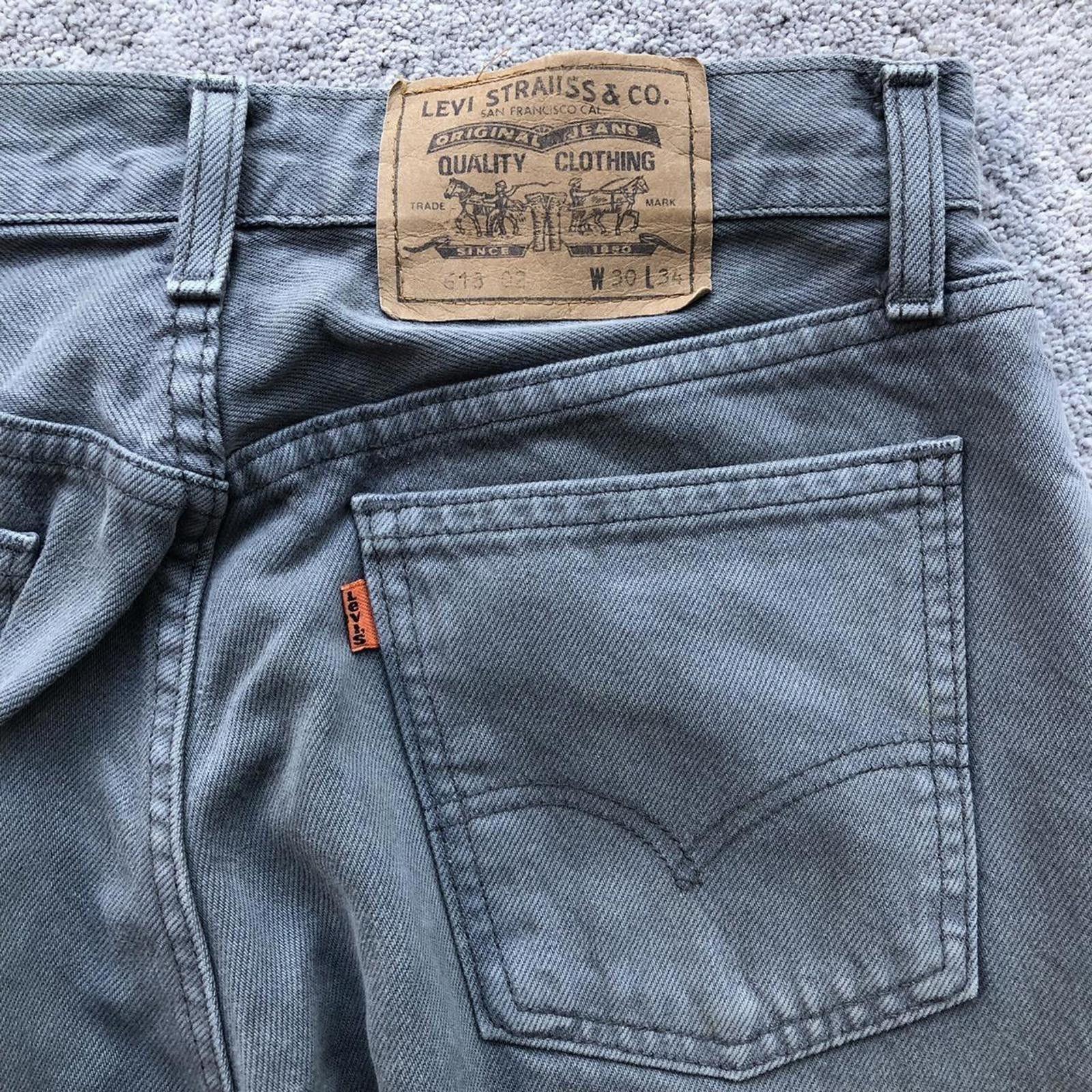 Levi's Vintage Levi’s 618 Orange Tab Denim Jeans Size US 30 / EU 46 - 3 Thumbnail
