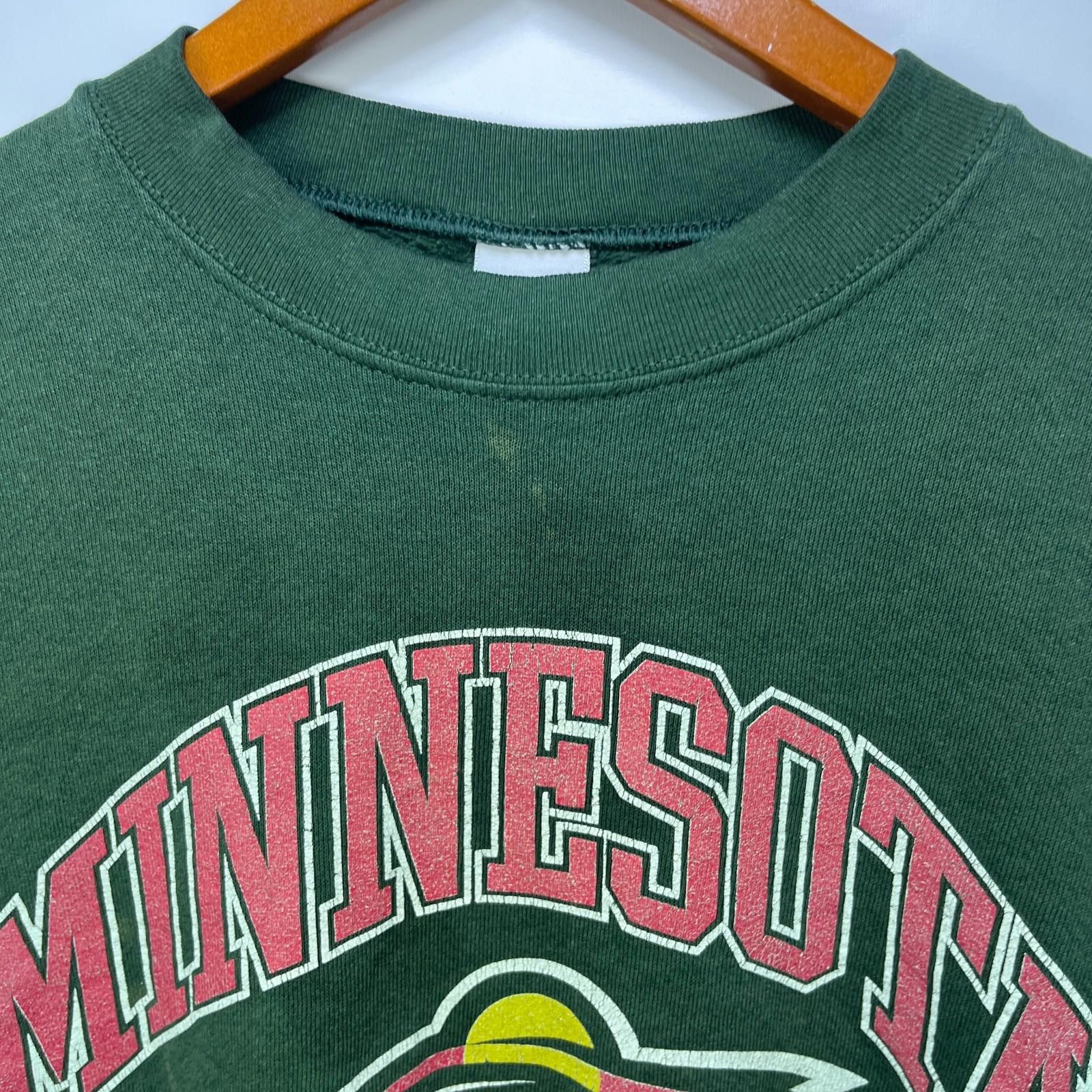 Logo 7 Vintage 90s Minnesota Wild Hockey Logo 7 Sweatshirt 2XL Size ONE SIZE - 6 Thumbnail