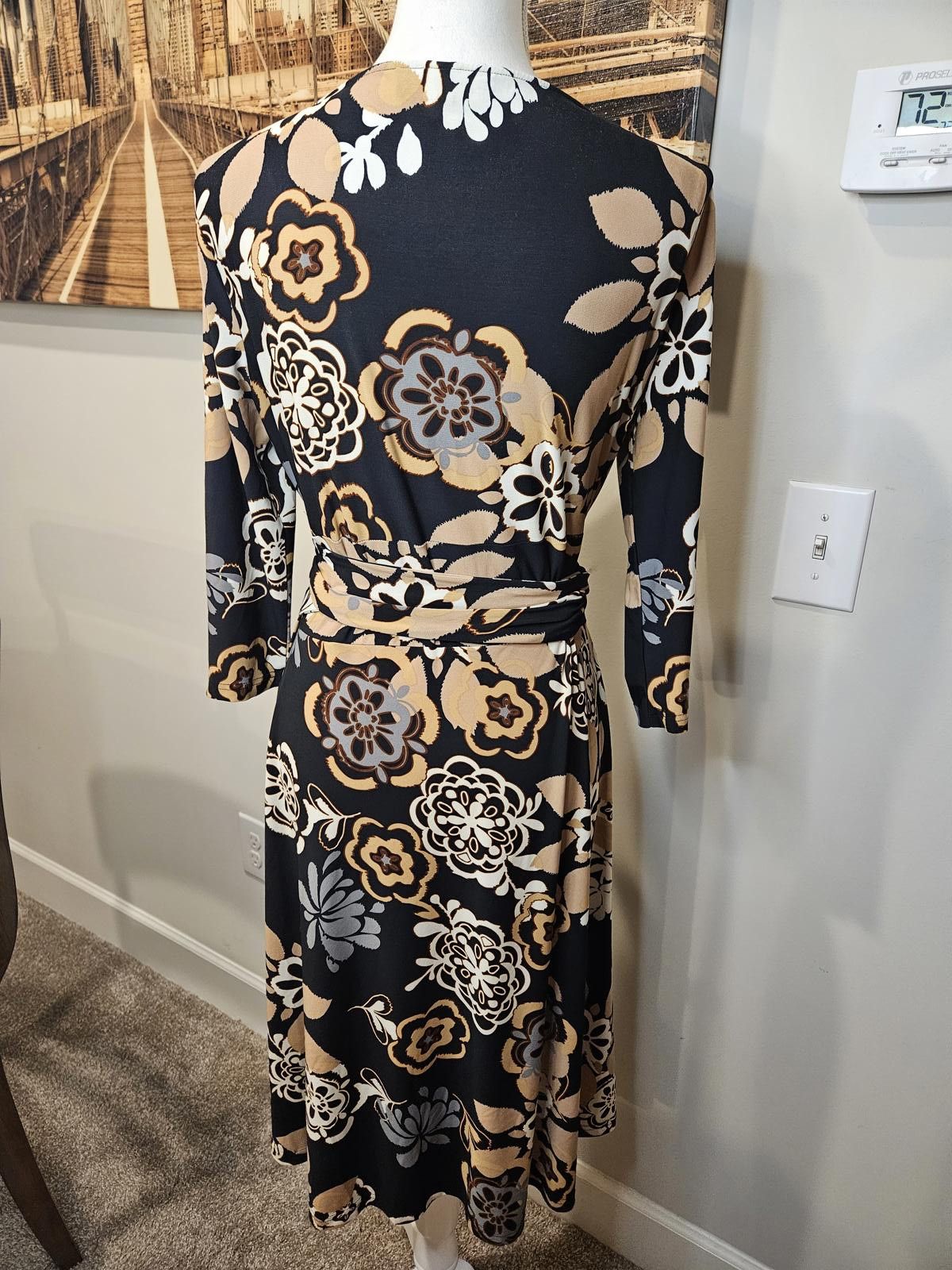Jones New York Jones New York Floral Wrap Dress #374 Size M / US 6-8 / IT 42-44 - 3 Thumbnail