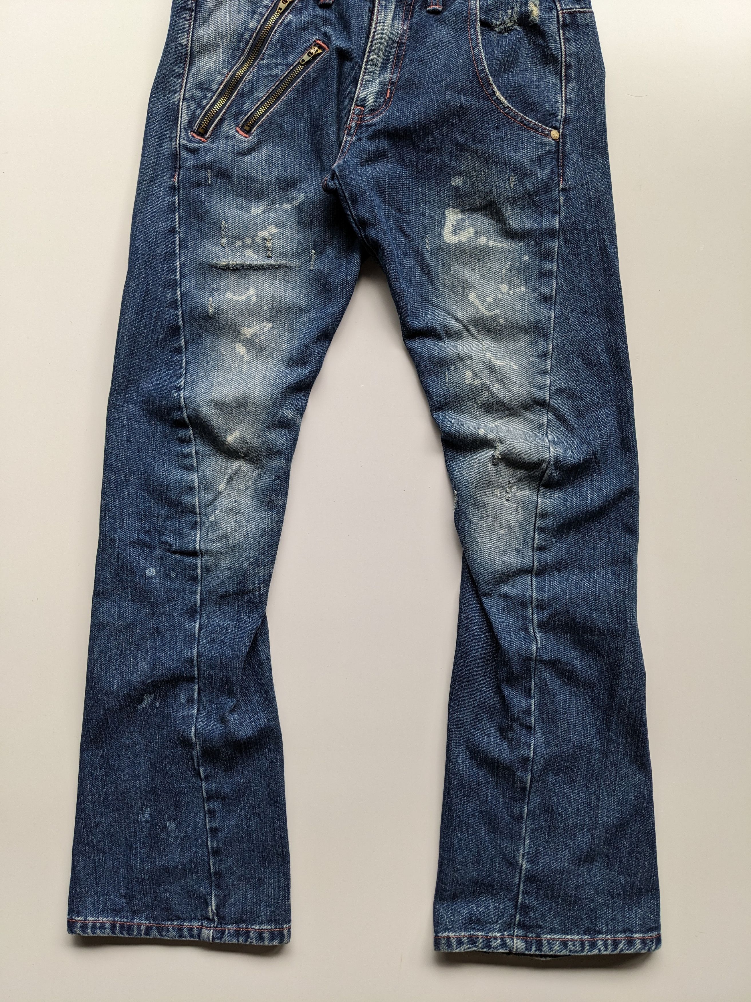 Japanese Brand Livertine Tokyo Underground flare punk jeans Size US 32 / EU 48 - 4 Thumbnail