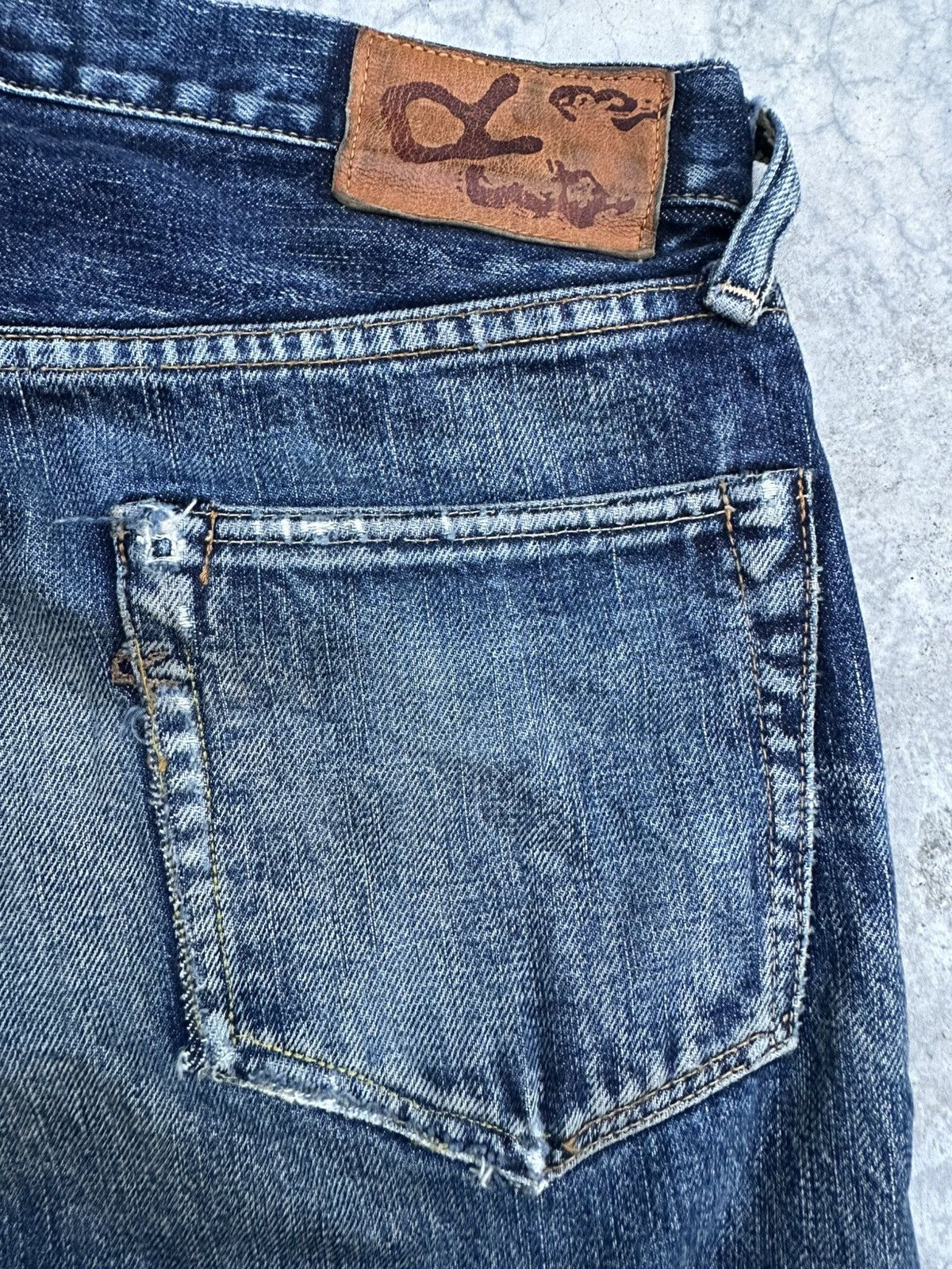 45rpm R by 45Rpm Indigo Blue Selvedge Denim Jeans Size US 31 - 8 Thumbnail
