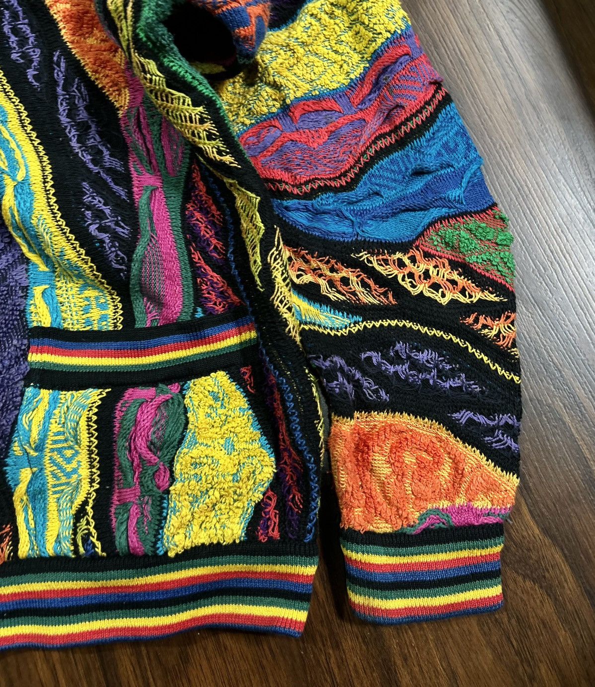 Coogi RAREST COOGI 3D COLOURED CARDIGAN Size US L / EU 52-54 / 3 - 5 Thumbnail