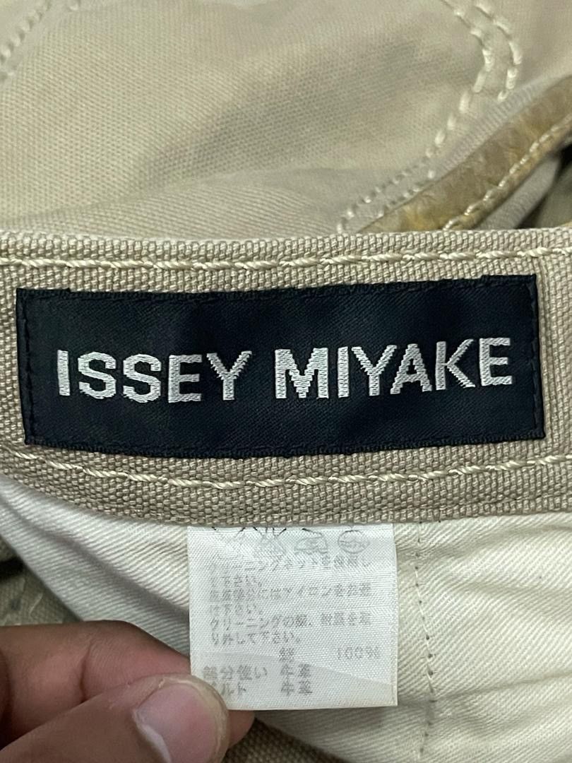 Issey Miyake Issey Miyake Early 2000 A/W Leather Trim Pants with Belt Size US 34 / EU 50 - 22 Thumbnail