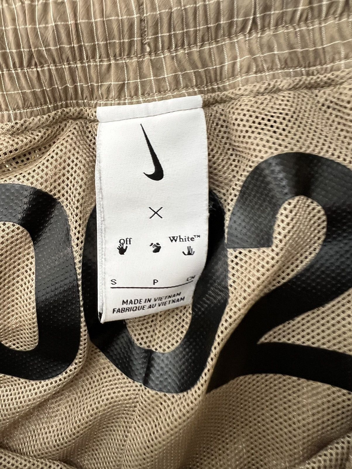 Nike × Off-White Nike x Off-White Woven Short 'Khaki' Size US 28 / EU 44 - 3 Thumbnail