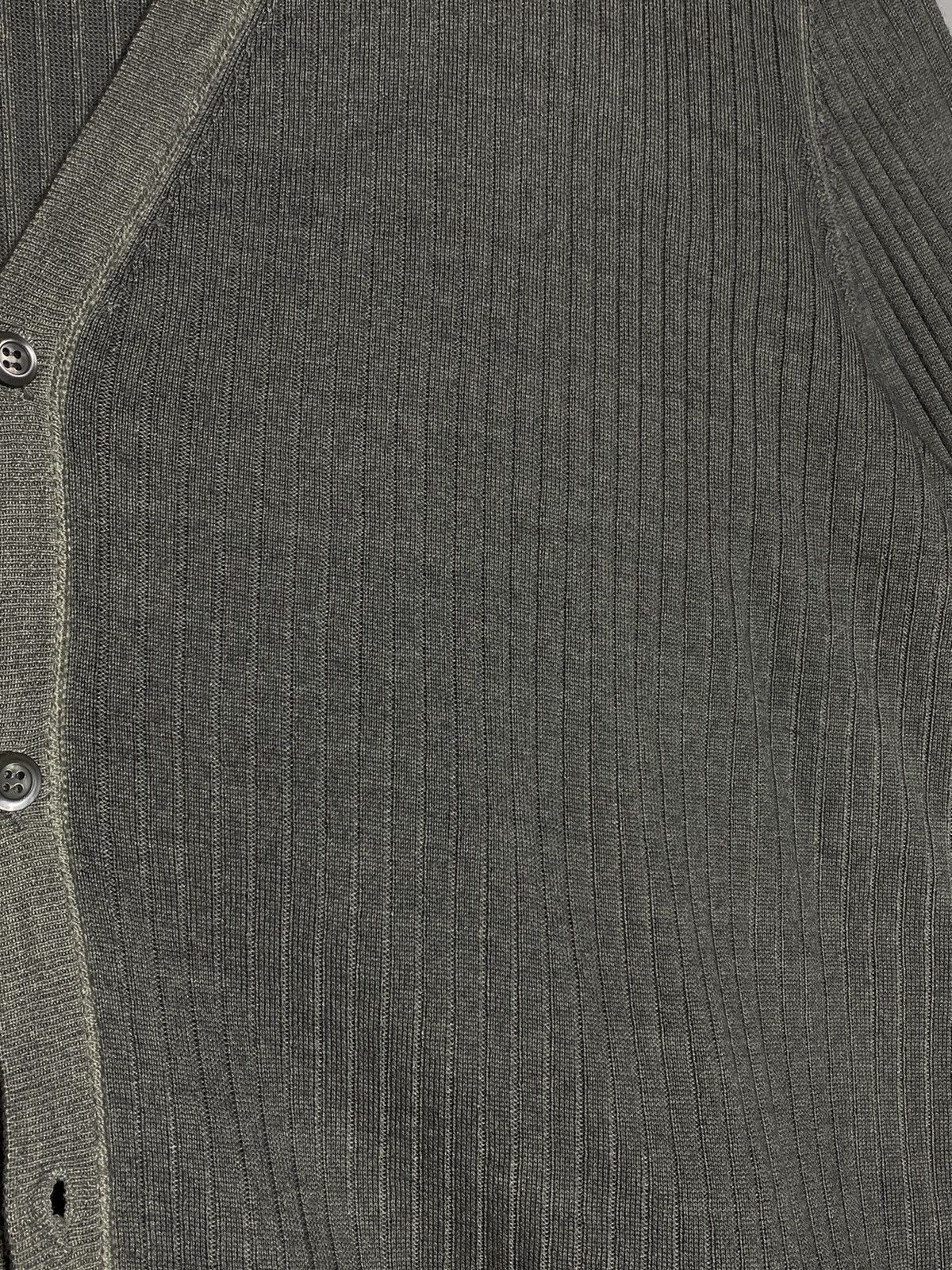 Prada Prada wool silk grey v-neck cardigan sweater Size US XL / EU 56 / 4 - 12 Thumbnail
