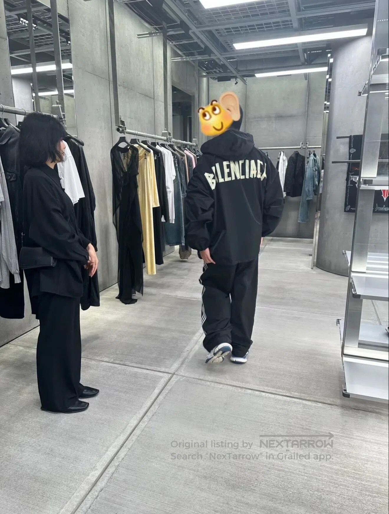 Balenciaga balenciaga ss23 logo print hooded jacket. Size US XS / EU 42 / 0 - 6 Thumbnail