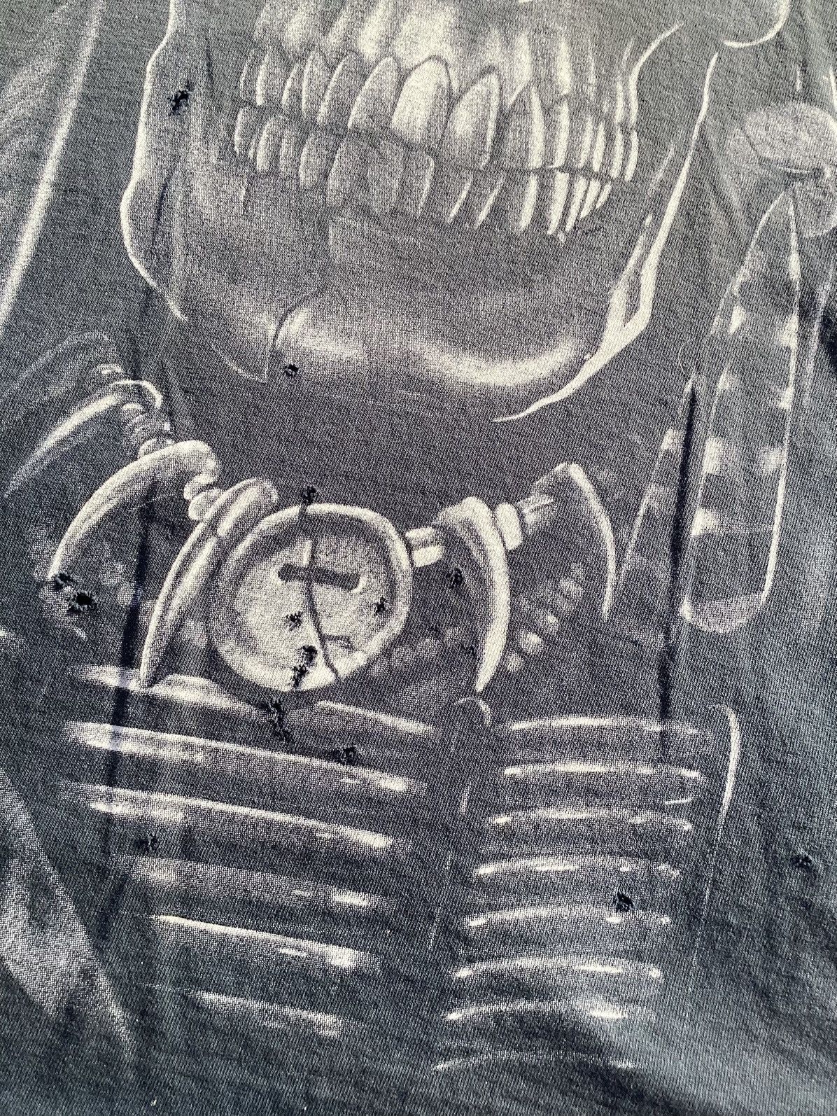 Other Native American chief skull face AOP distressed anvil Tee Size US L / EU 52-54 / 3 - 4 Thumbnail