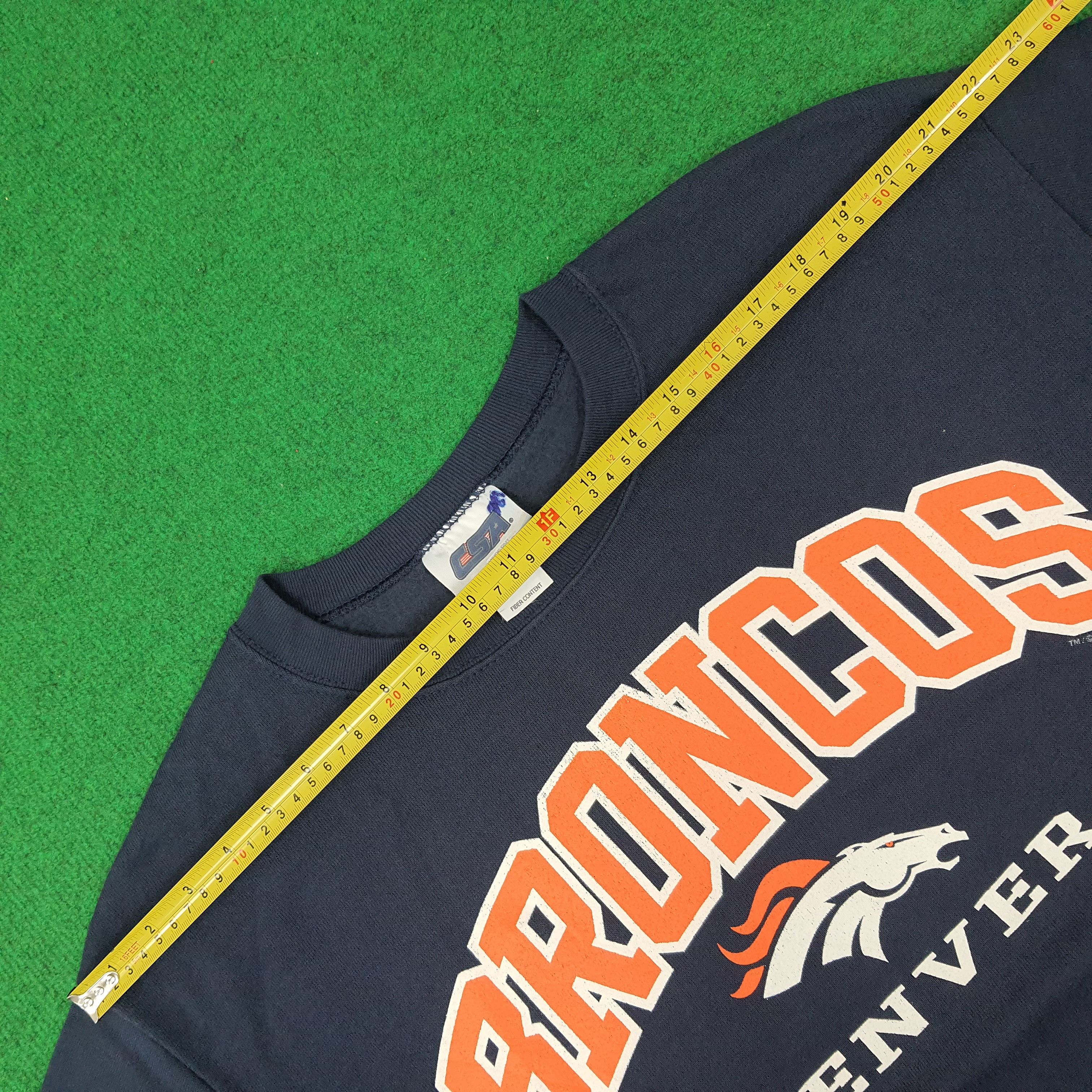 NFL Vintage Denver Broncos Football Team NFL Sweatshirt C253N8 Size US L / EU 52-54 / 3 - 8 Thumbnail
