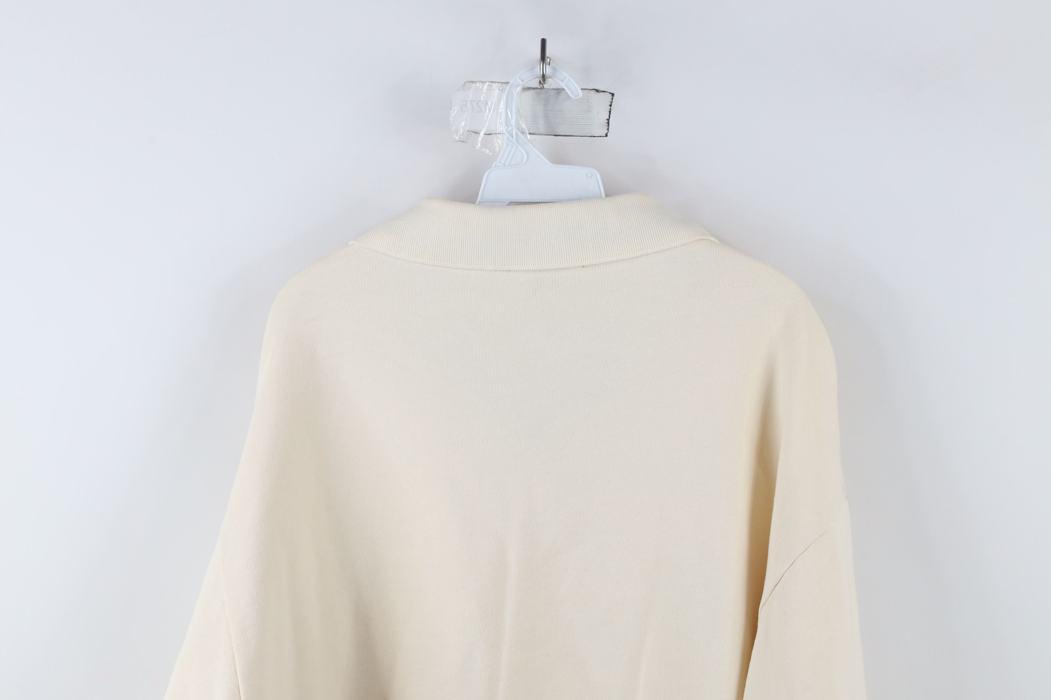 Nautica × Vintage Vintage 90s Nautica Spell French Terry Collared Sweatshirt Size US L / EU 52-54 / 3 - 13 Thumbnail