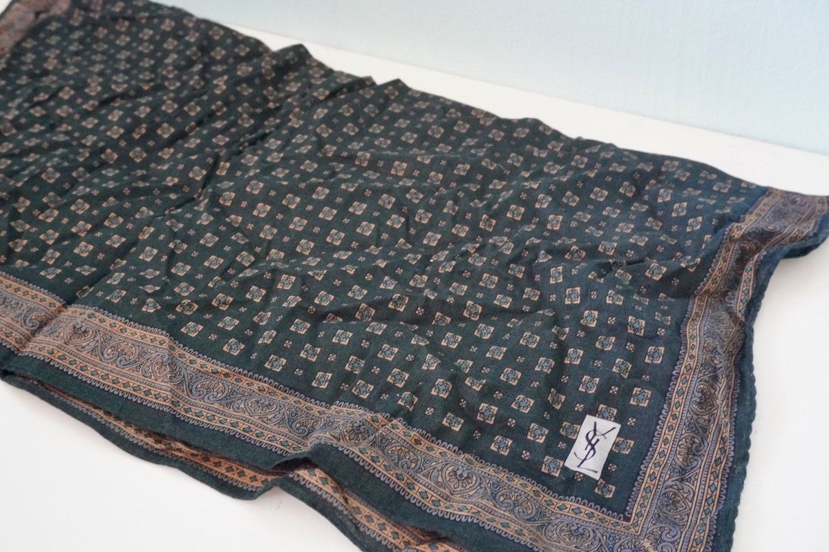 Yves Saint Laurent Vintage YSL handkerchief very good condition Size ONE SIZE - 5 Thumbnail
