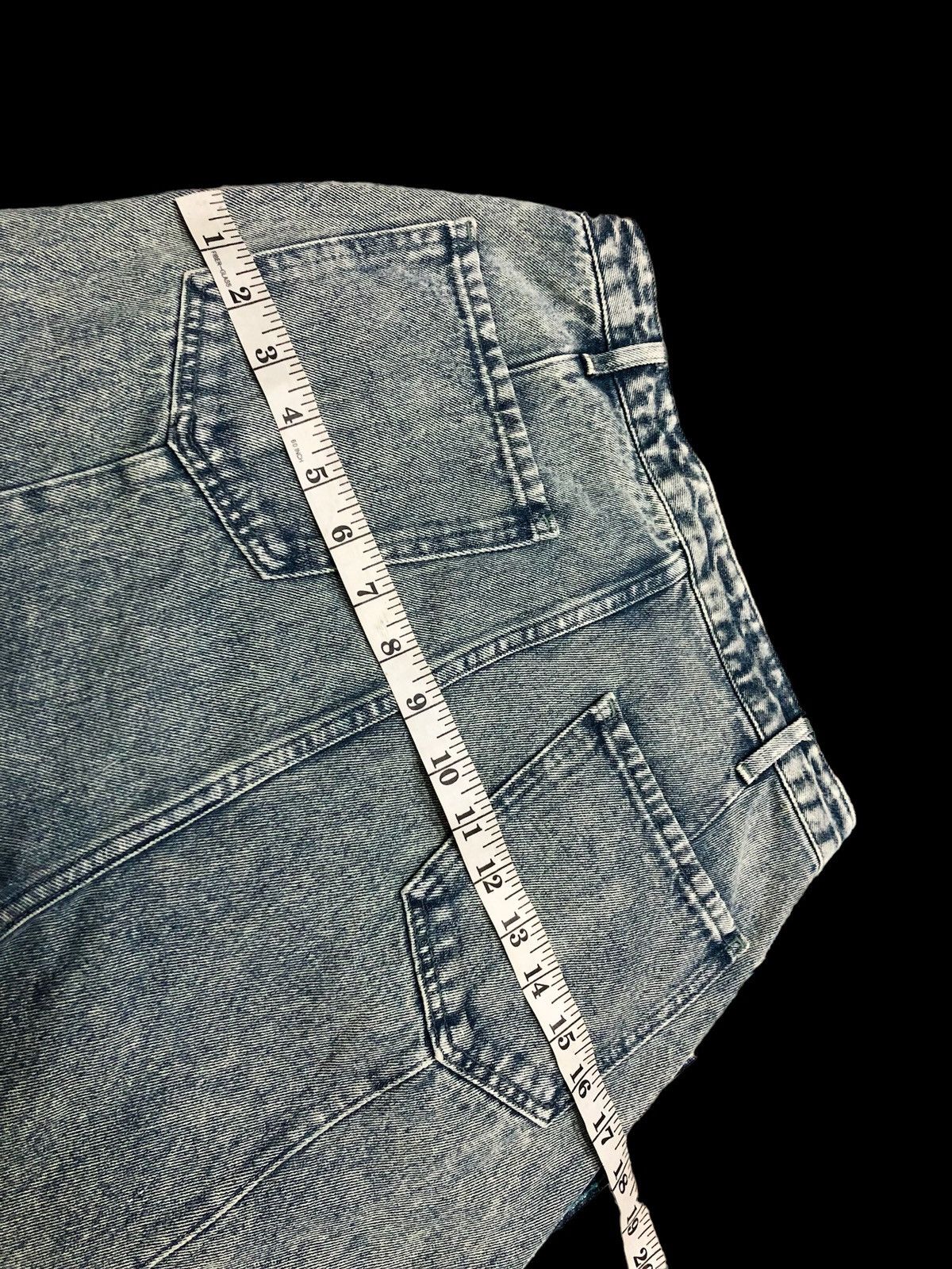 HARE × Japanese Brand FLARE‼️‼️RECONSTRUCTED DENIM BY HARE Size 26" / US 2 / IT 38 - 10 Thumbnail