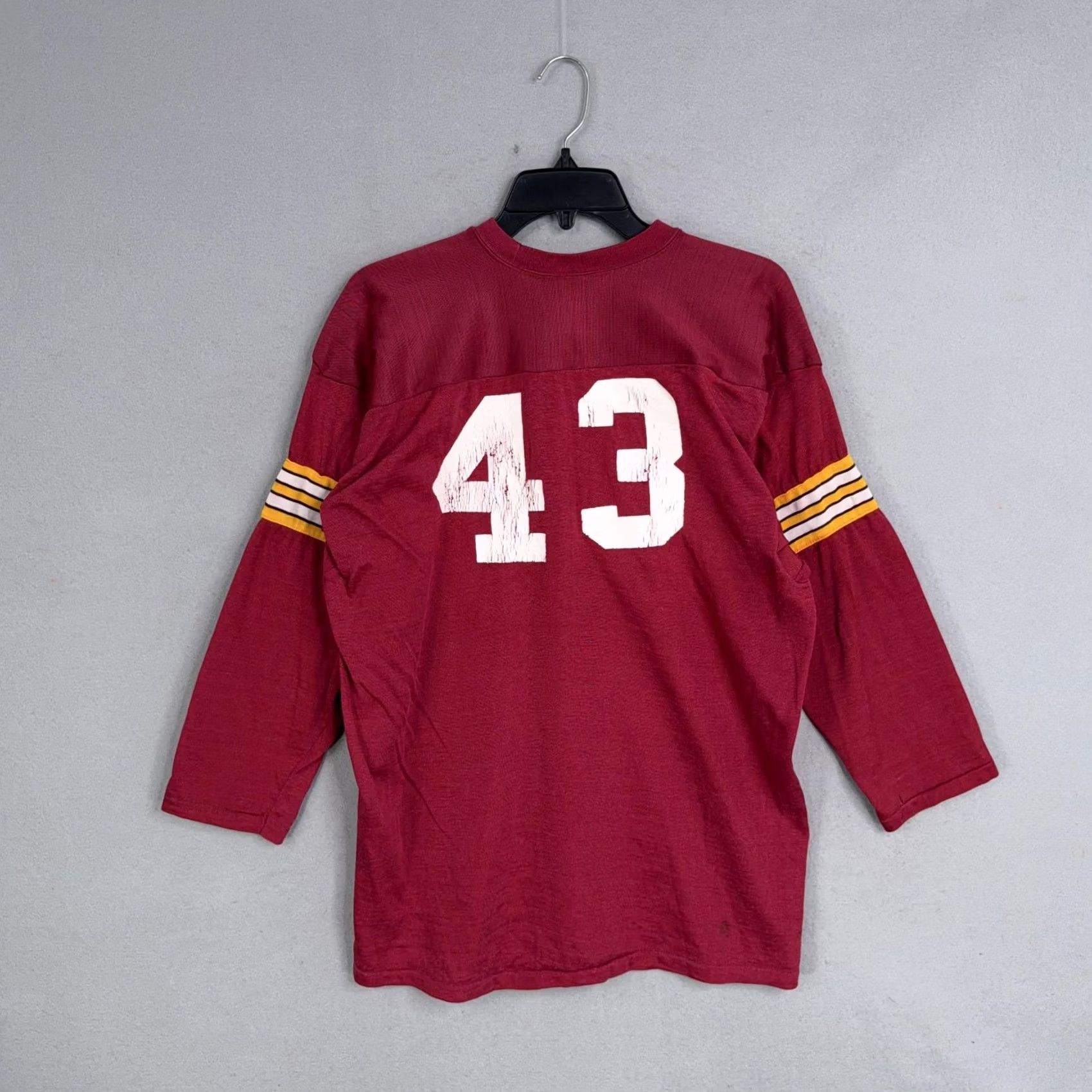 Vintage VINTAGE Empire Football Jersey 3/4 Sleeve Mens Large Red USA Union Made Size US L / EU 52-54 / 3 - 4 Thumbnail