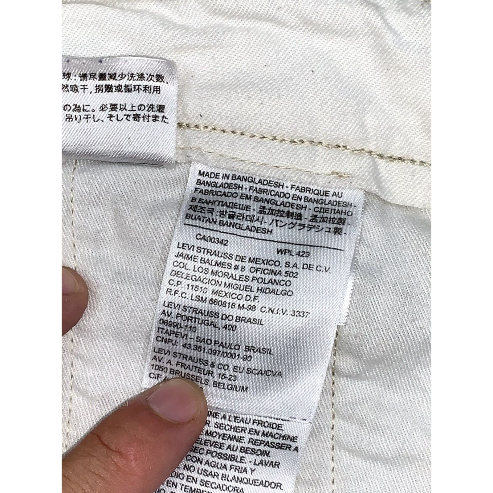 Levi's Levi's Cargo Shorts Mens 40 Beige Casual Pockets Casual Cargo Shorts 40 Beige Mens — Levi's Size US 40 / EU 56 - 4 Thumbnail