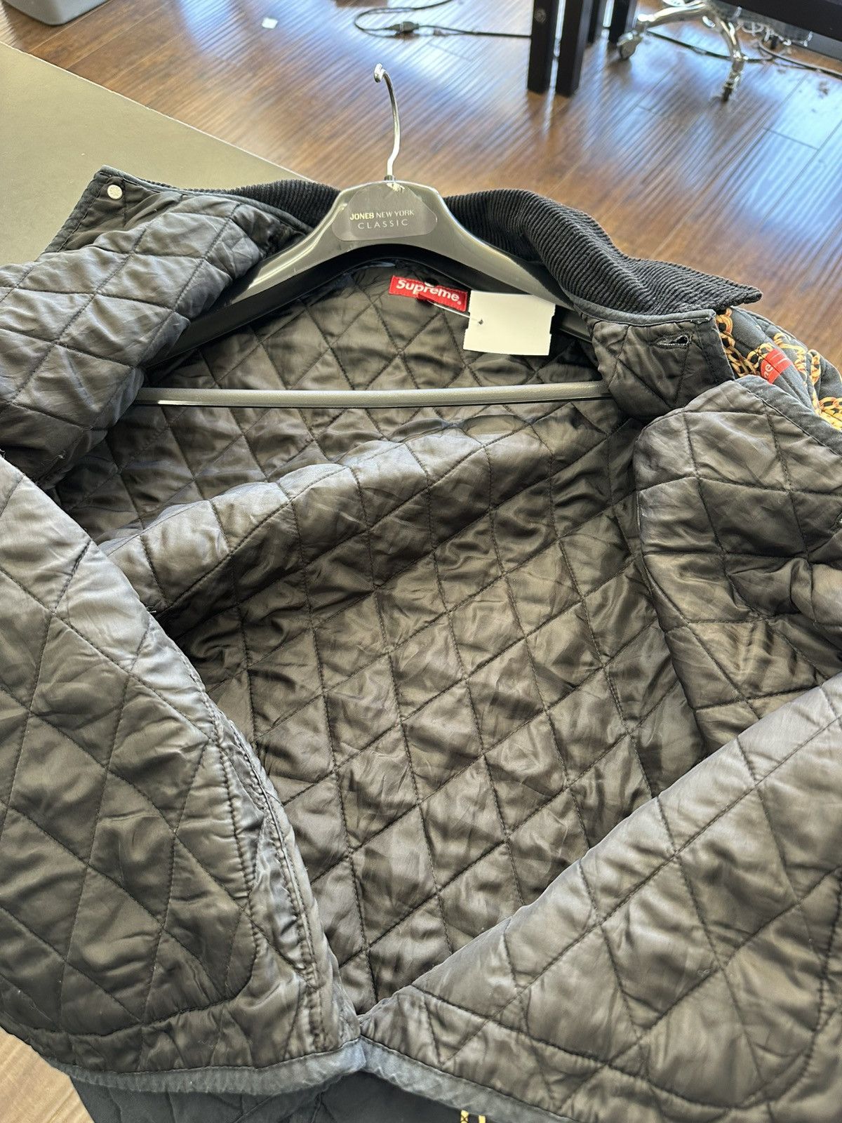 Supreme Supreme Chains Quilted Jacket Size US L / EU 52-54 / 3 - 10 Thumbnail