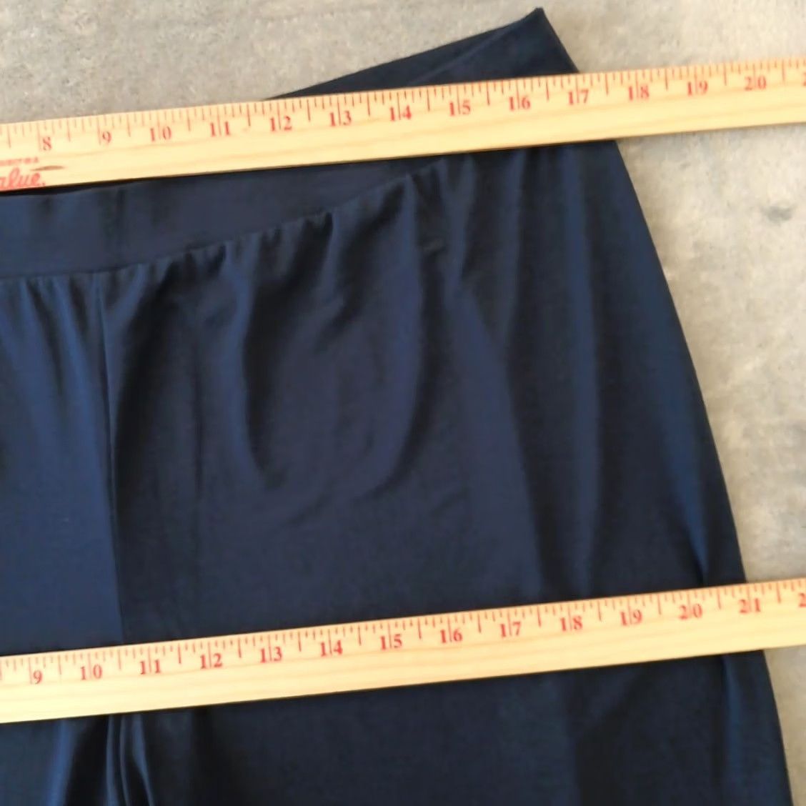 Vintage Attention Pants Womens Large Blue Pull On 34x31 Mid Rise Ankle Straight 34 31 Blue Pants Womens L Mid Blue Pull On Ankle Straight 34x31 Size 36" / US 14 / IT 50 - 2 Thumbnail