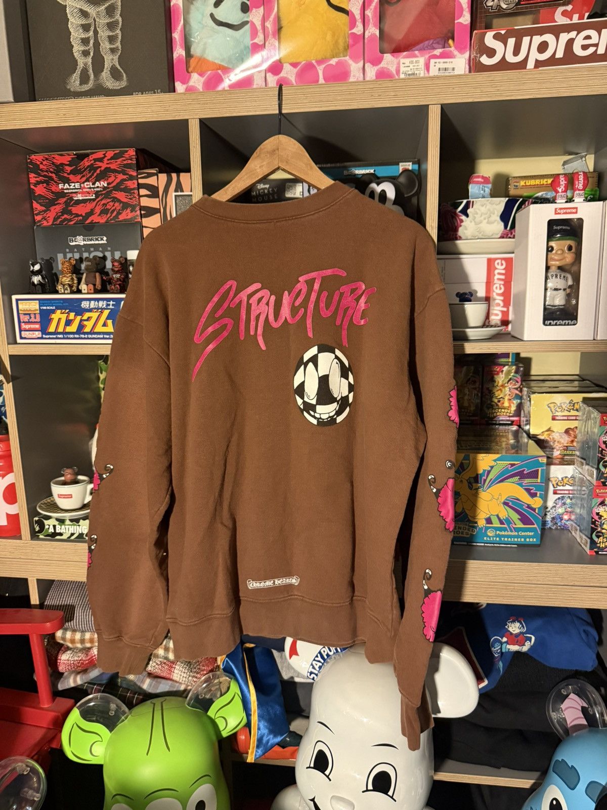 Chrome Hearts Chrome Hearts Brown Matty Boy “Structure” Crewneck Size US XL / EU 56 / 4 - 5 Thumbnail