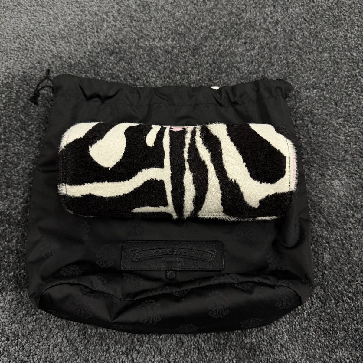 Chrome Hearts Chrome Hearts Black White Zebra Pink Cross Patch Watch Roll Size ONE SIZE - 7 Thumbnail