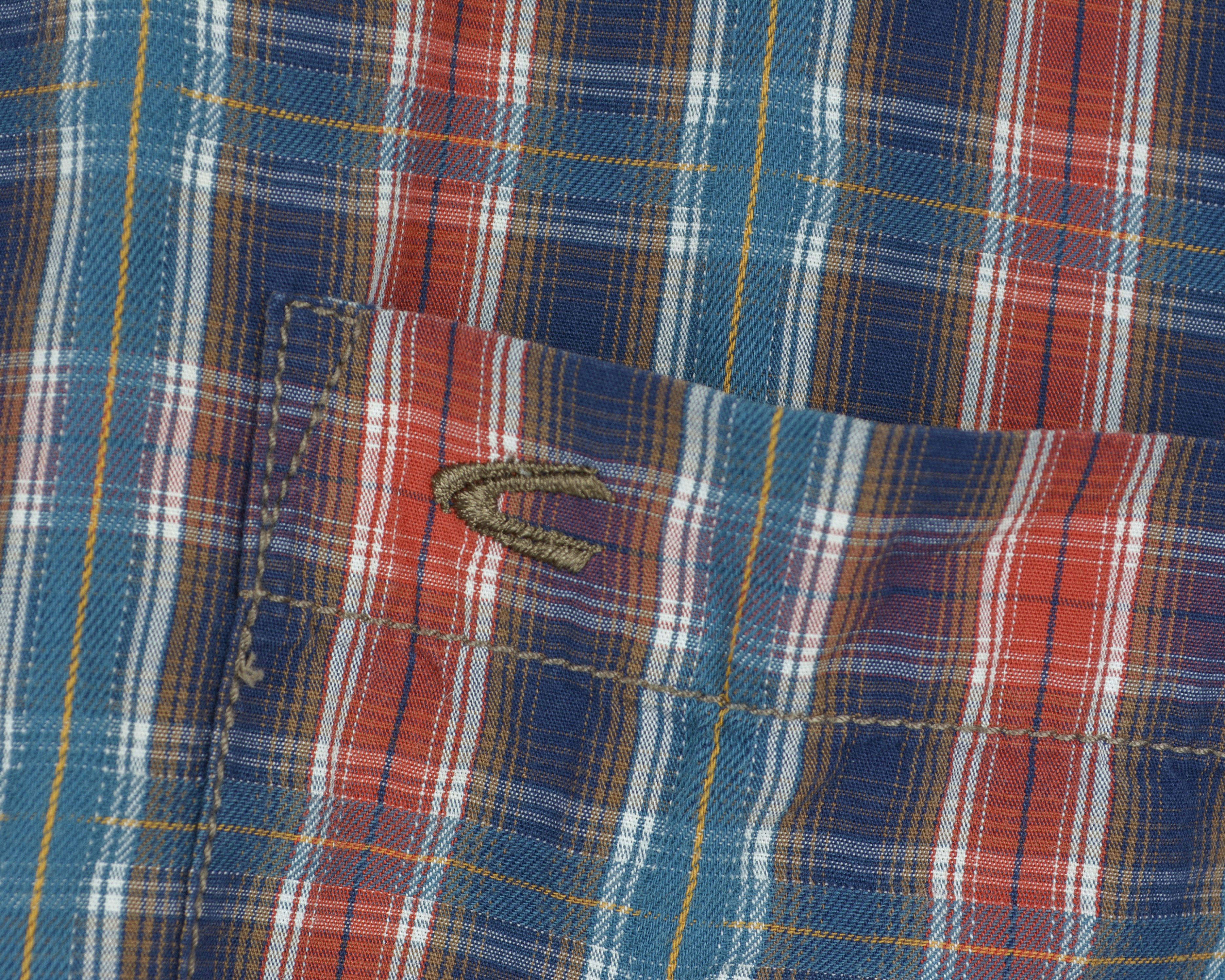 camel active L Check Shirt Long Sleeved Plaid Button Up Summer Tartan Top Size US L / EU 52-54 / 3 - 5 Thumbnail