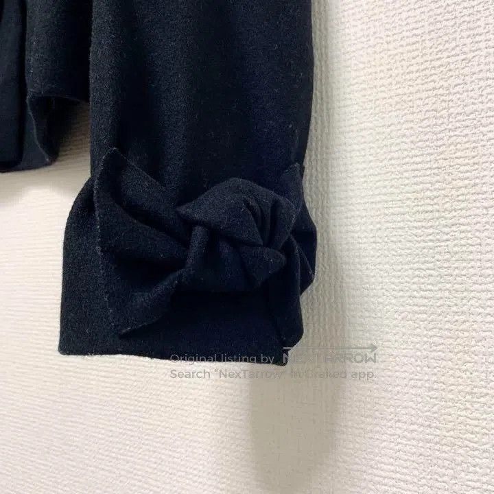 Valentino Valentino A wool coat with black bow shorts Size M / US 6-8 / IT 42-44 - 4 Thumbnail
